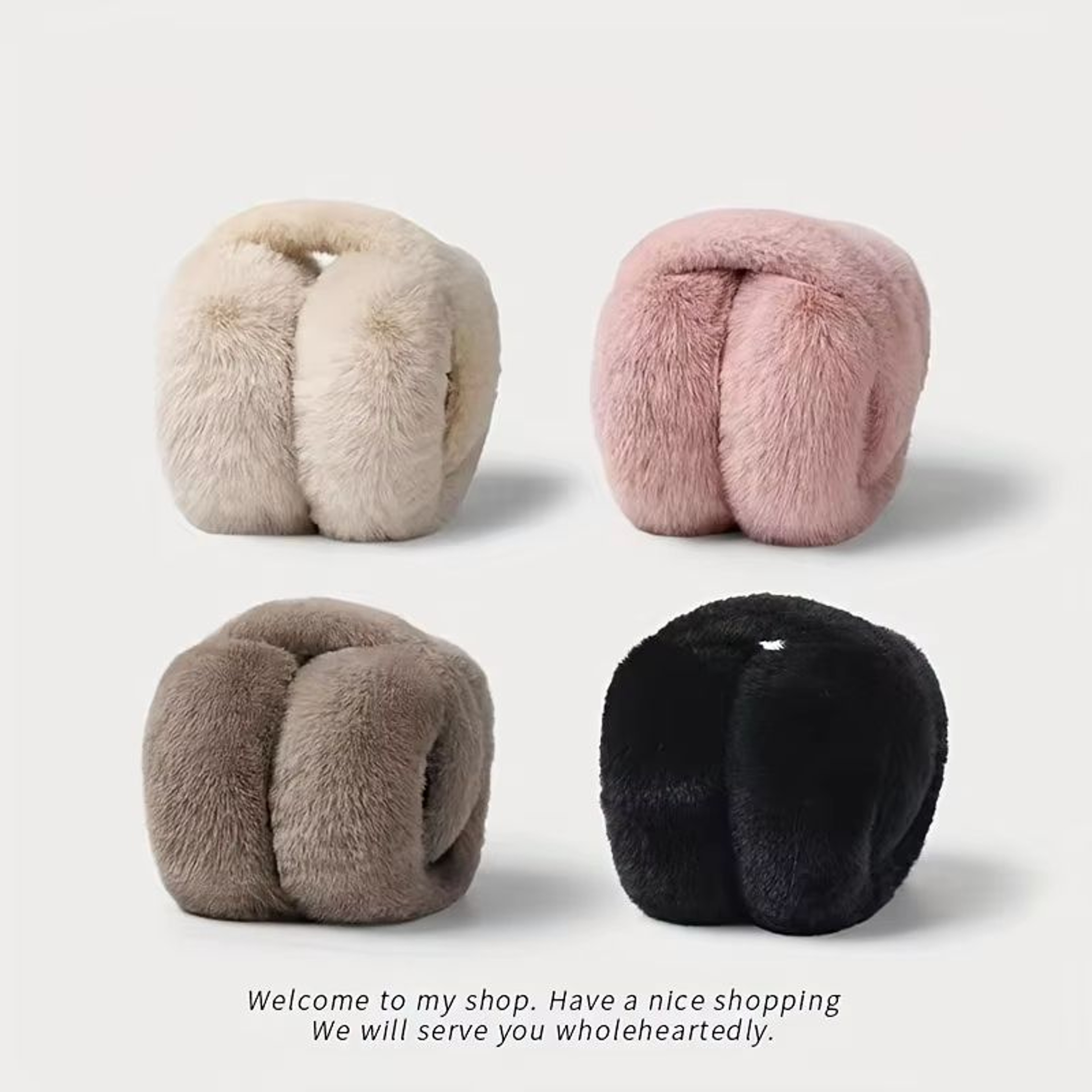 Solid Plush Winter Ear Warmers Earmuffs For Men And Women Outdoor Protection 0