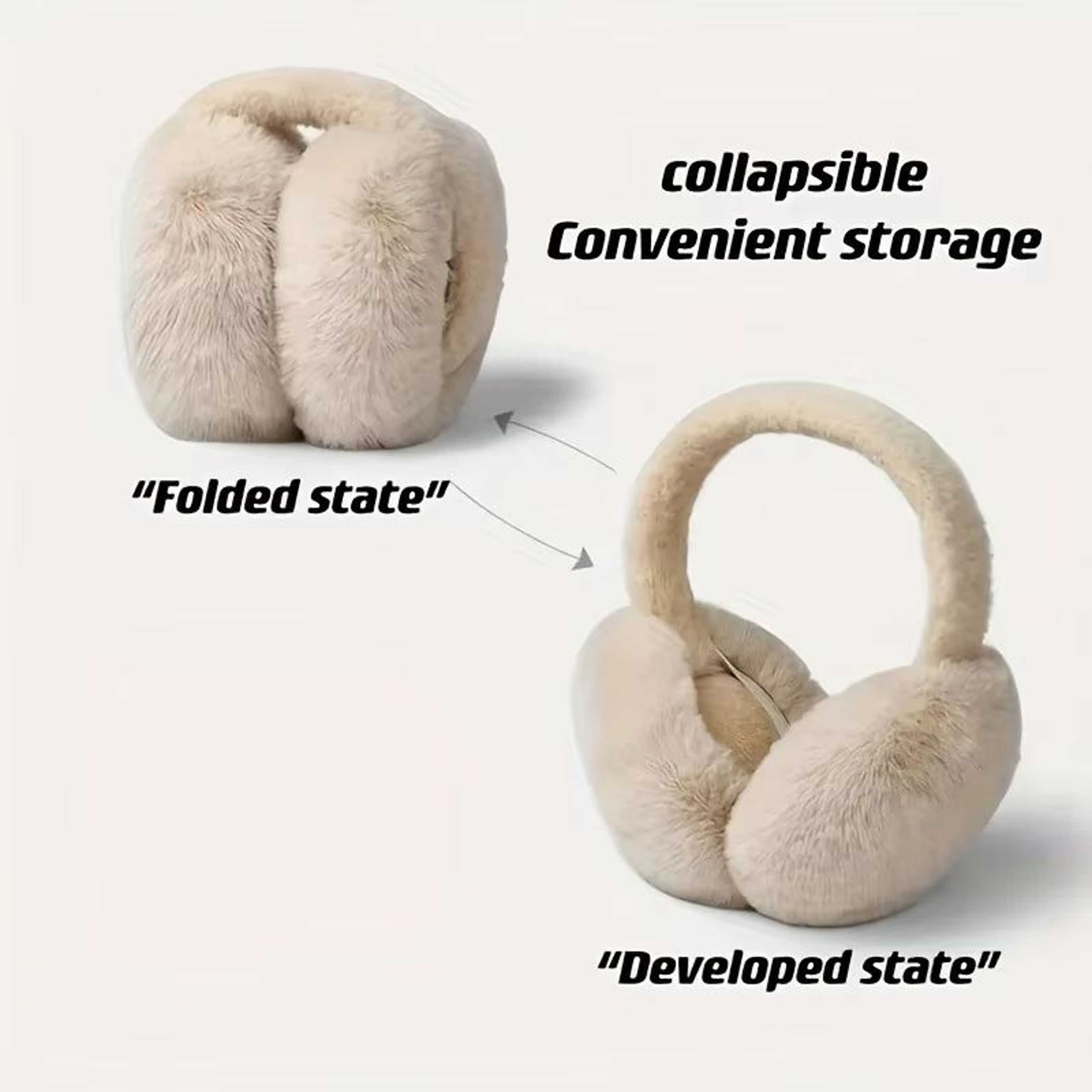 Solid Plush Winter Ear Warmers Earmuffs For Men And Women Outdoor Protection 2