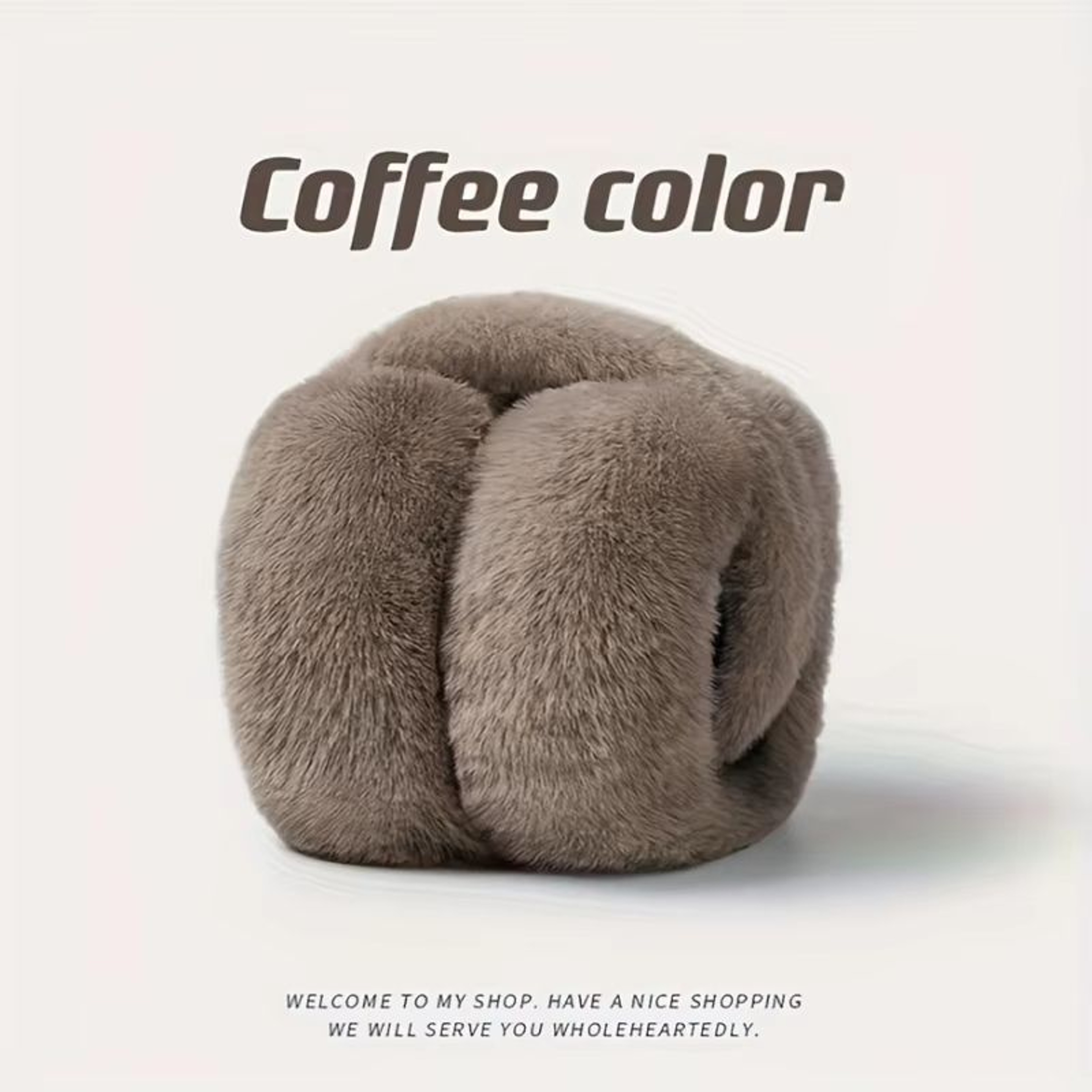 Solid Plush Winter Ear Warmers Earmuffs For Men And Women Outdoor Protection 6