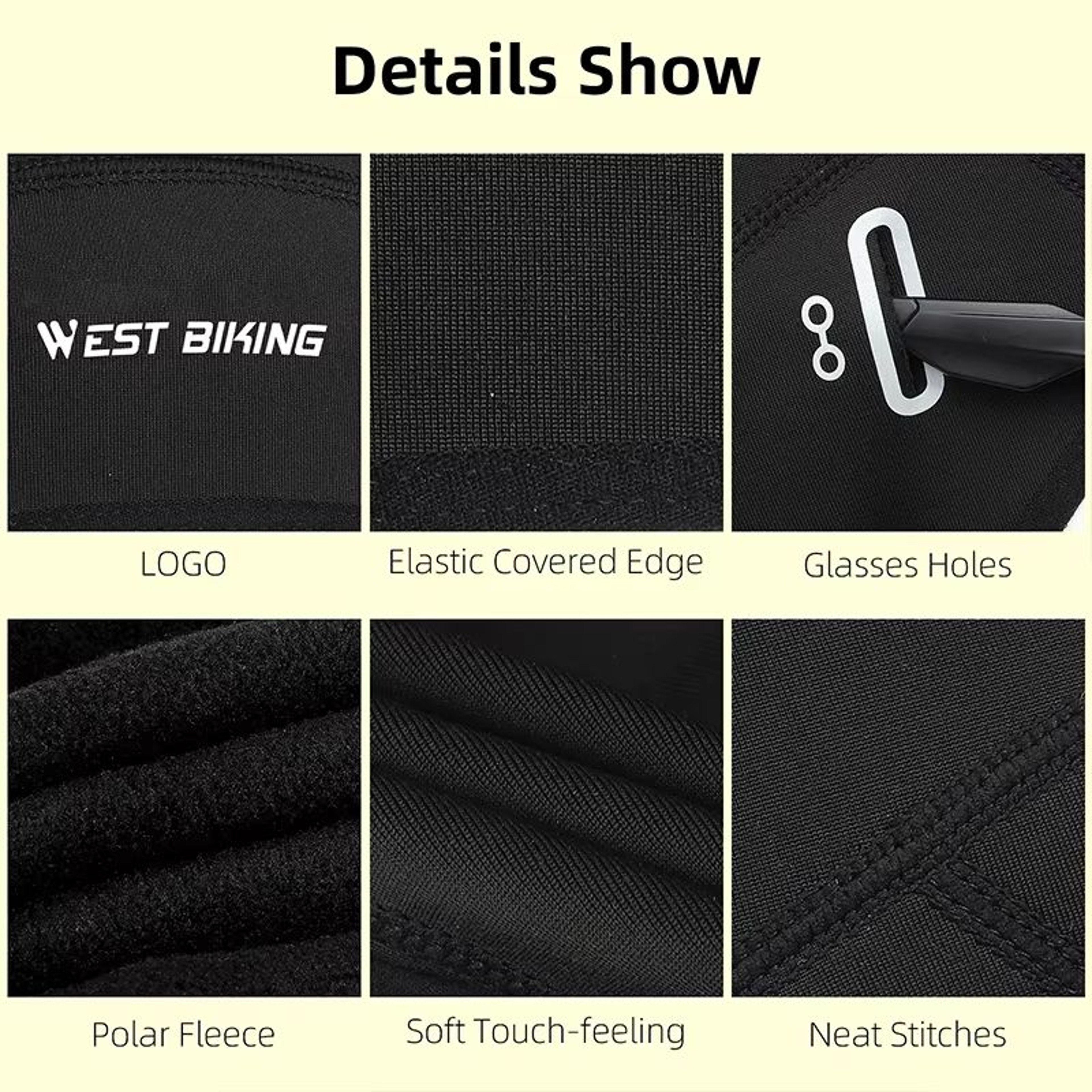 Windproof Winter Fleece Cycling Skull Cap Helmet Liner For Men 4