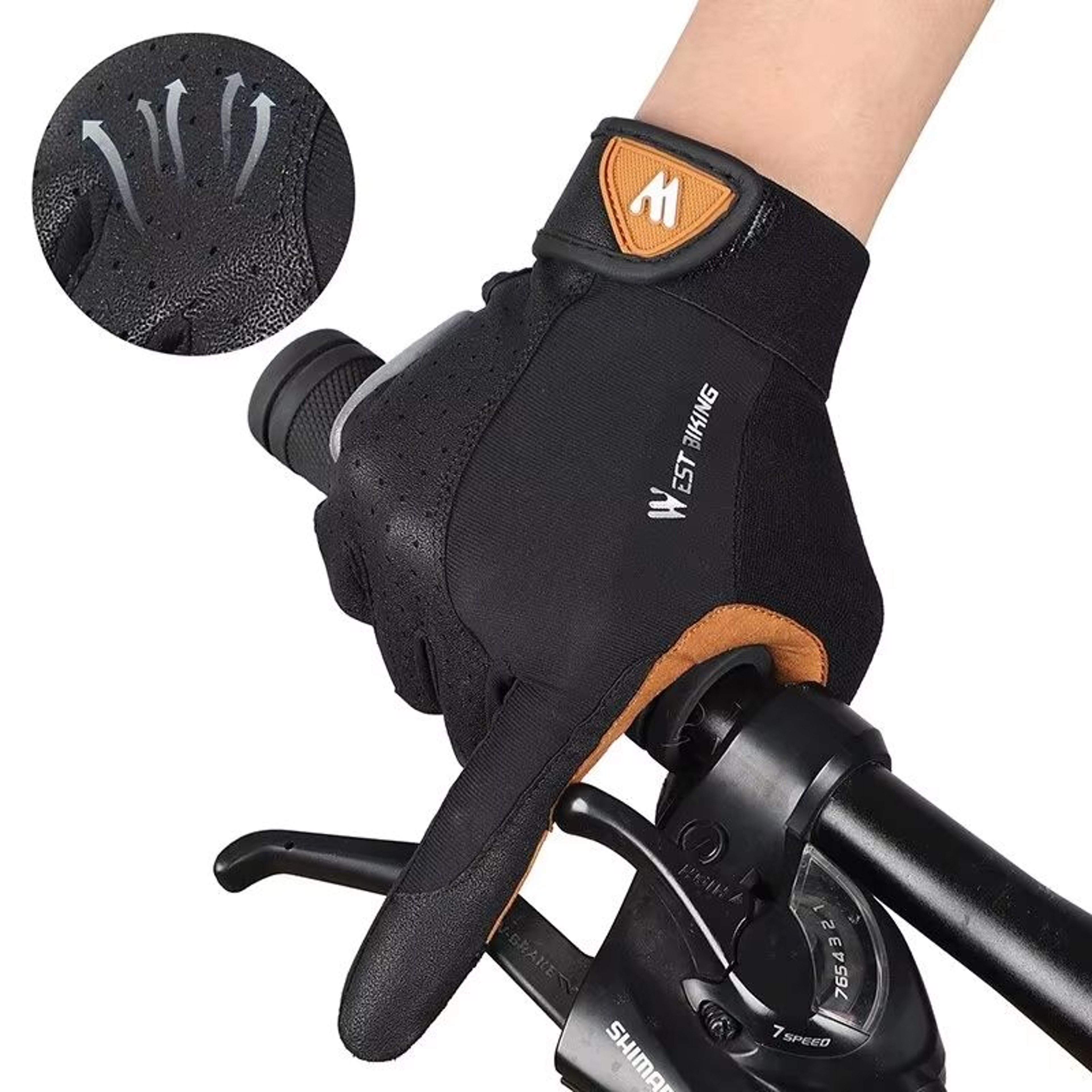 WEST BIKING Full Finger Cycling And Outdoor Sports Gloves For Men And Women 3