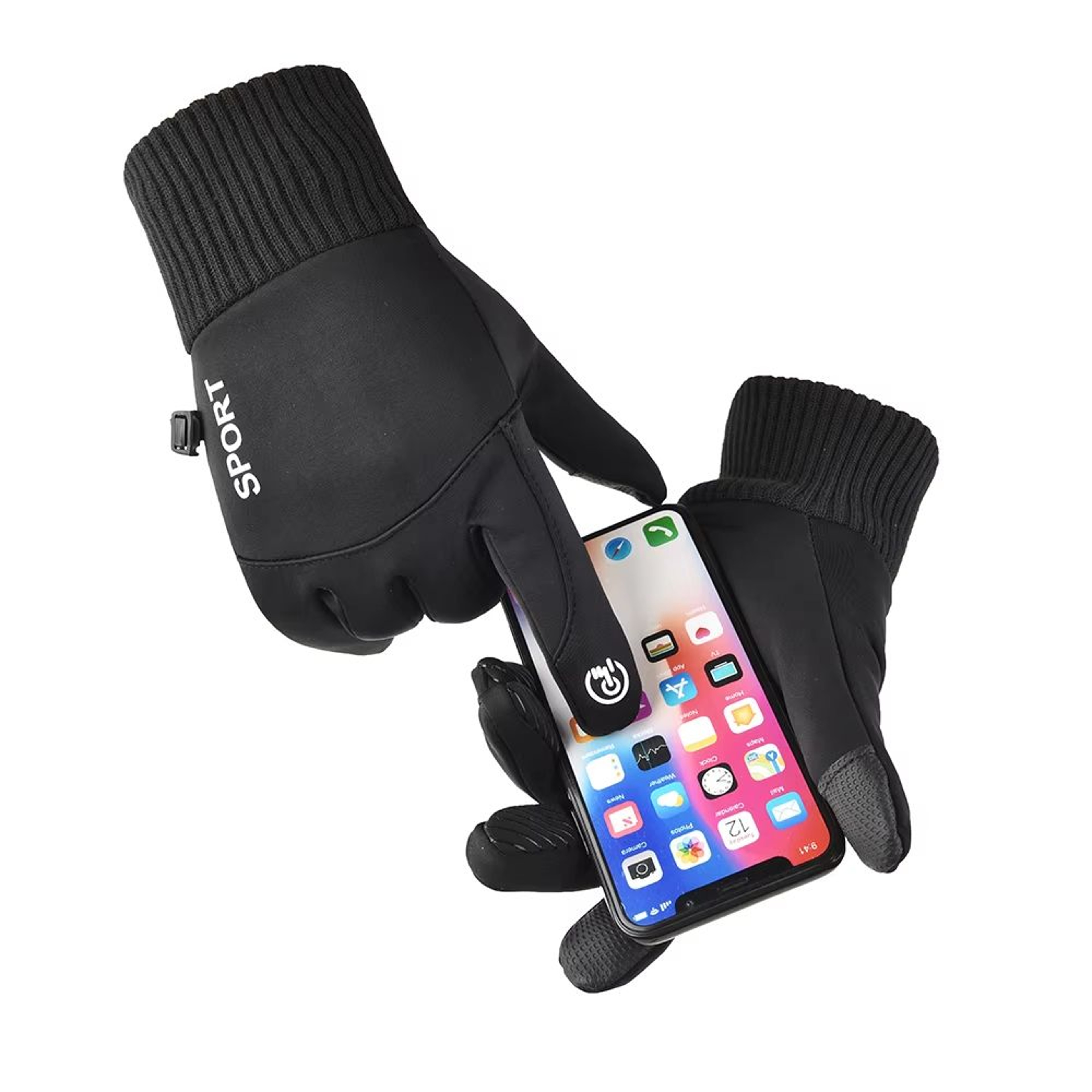 Winter Waterproof Windproof Gloves For Men And Women With TouchScreen And NonSlip Grip 2