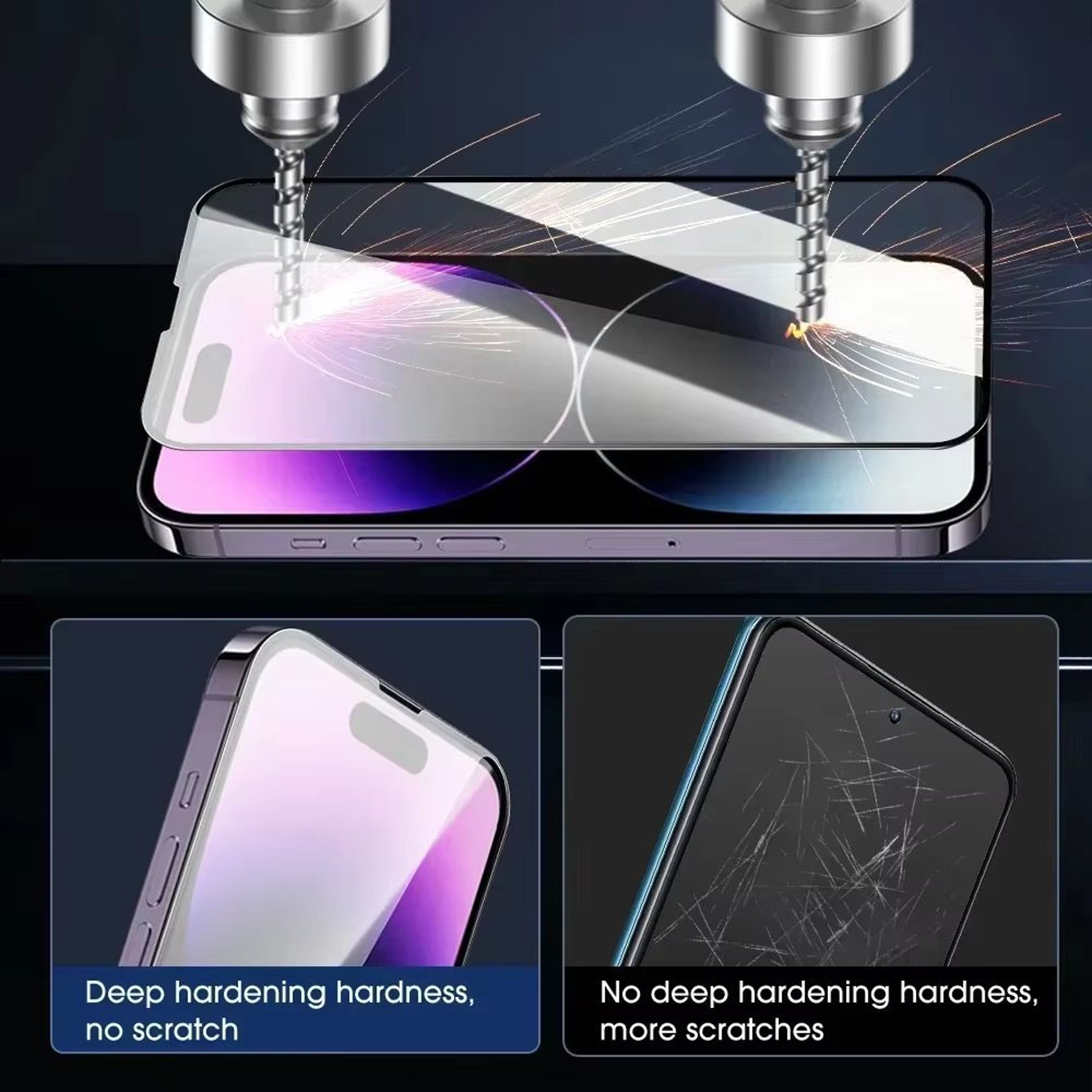 9D Tempered Glass Screen Protector For IPhone 7 To IPhone 17 Series 2