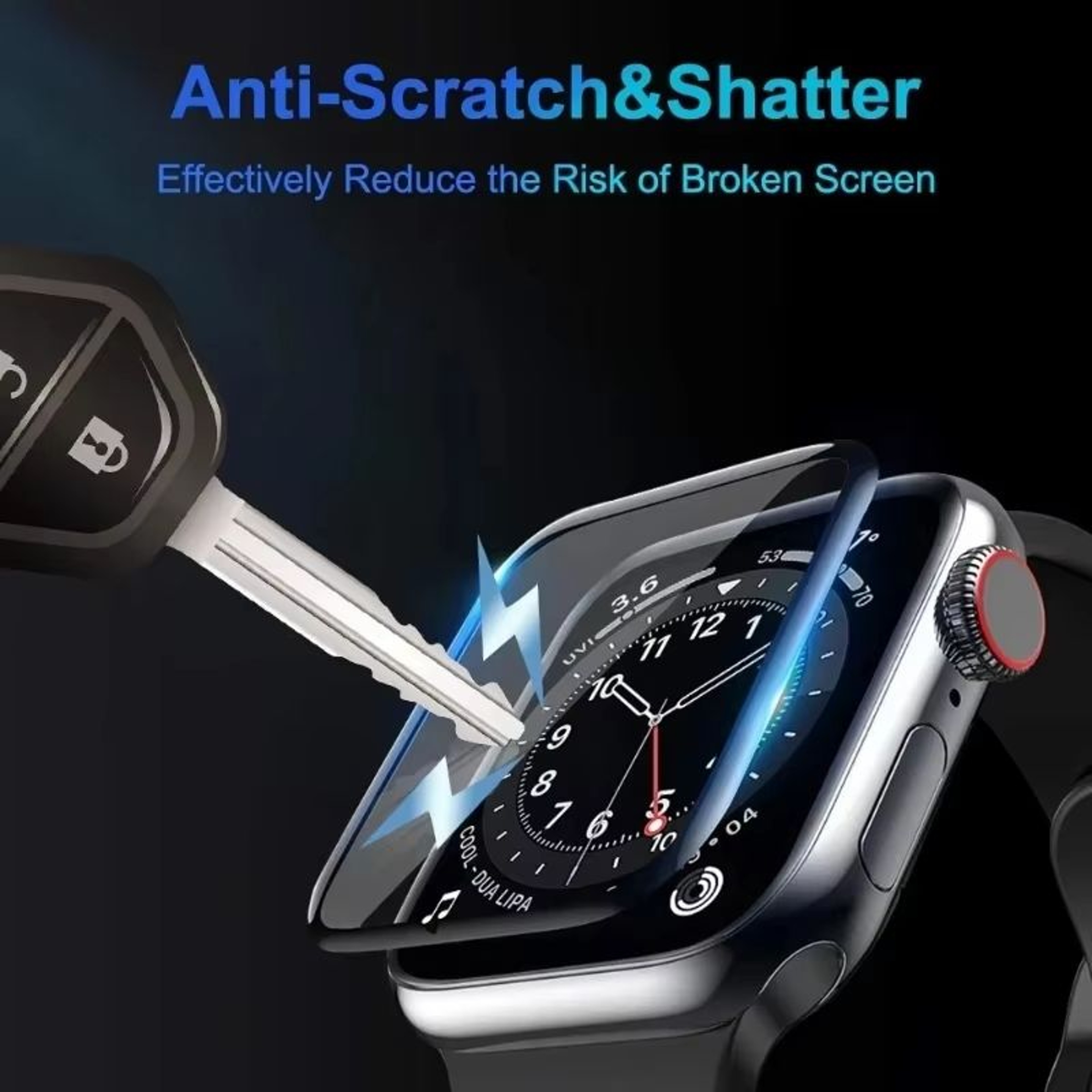 3Piece Ceramic Screen Protector For Apple Watch  Ultra Series 111098654SE321 3