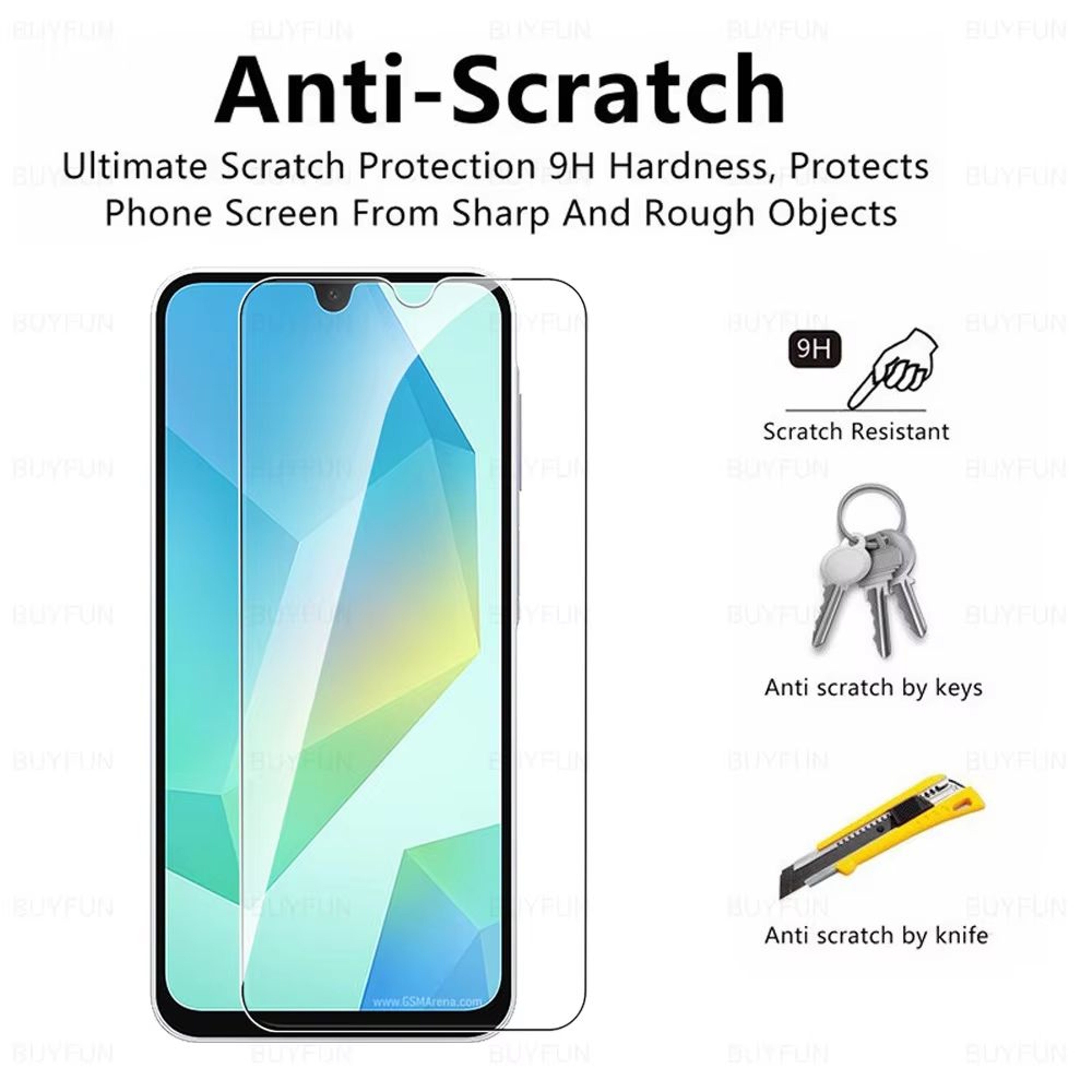 9H Tempered Glass Screen Protector For Samsung Galaxy A16  A17 5G  A16 4G 4