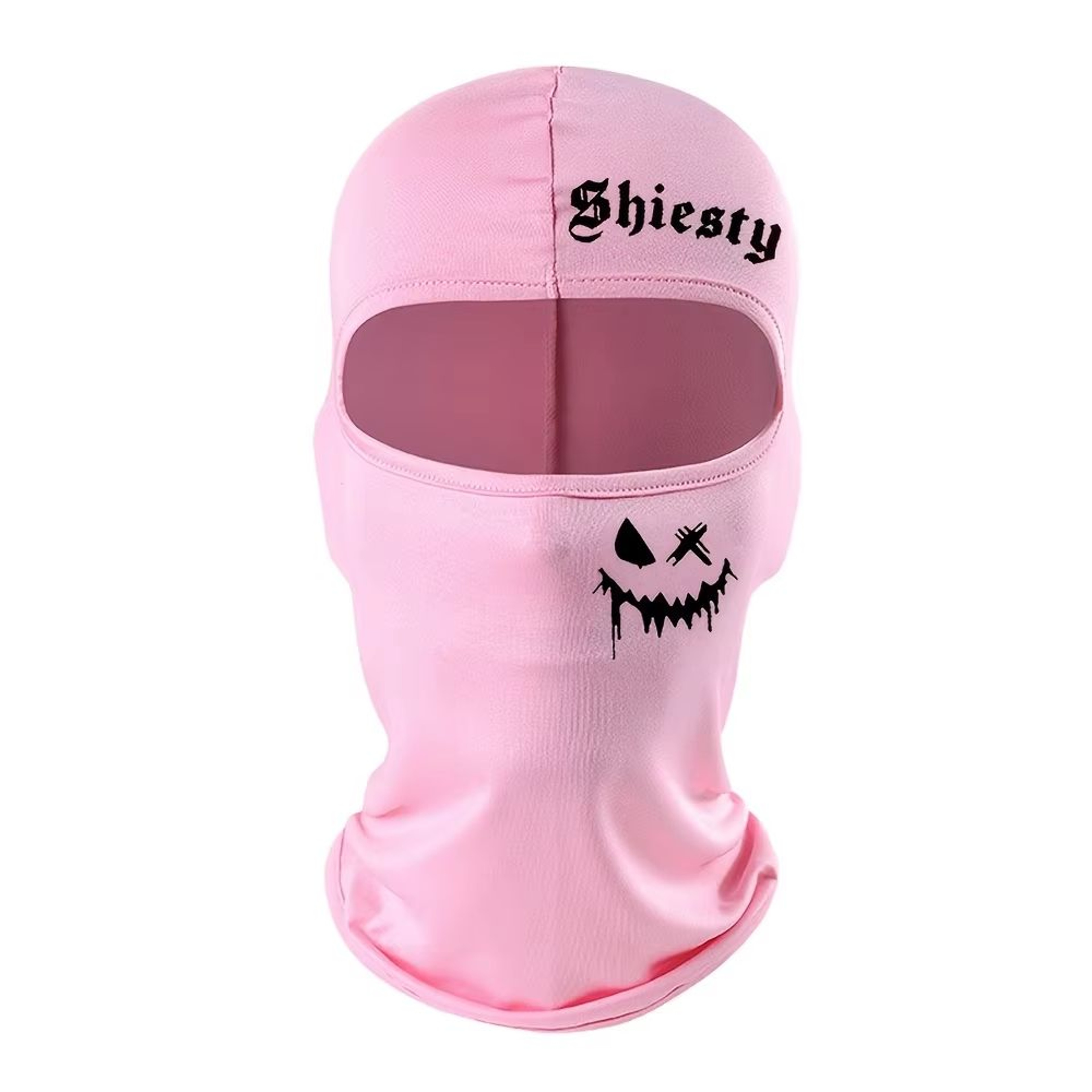Smiling Face Print Unisex Balaclava Neck Cover Mask 16