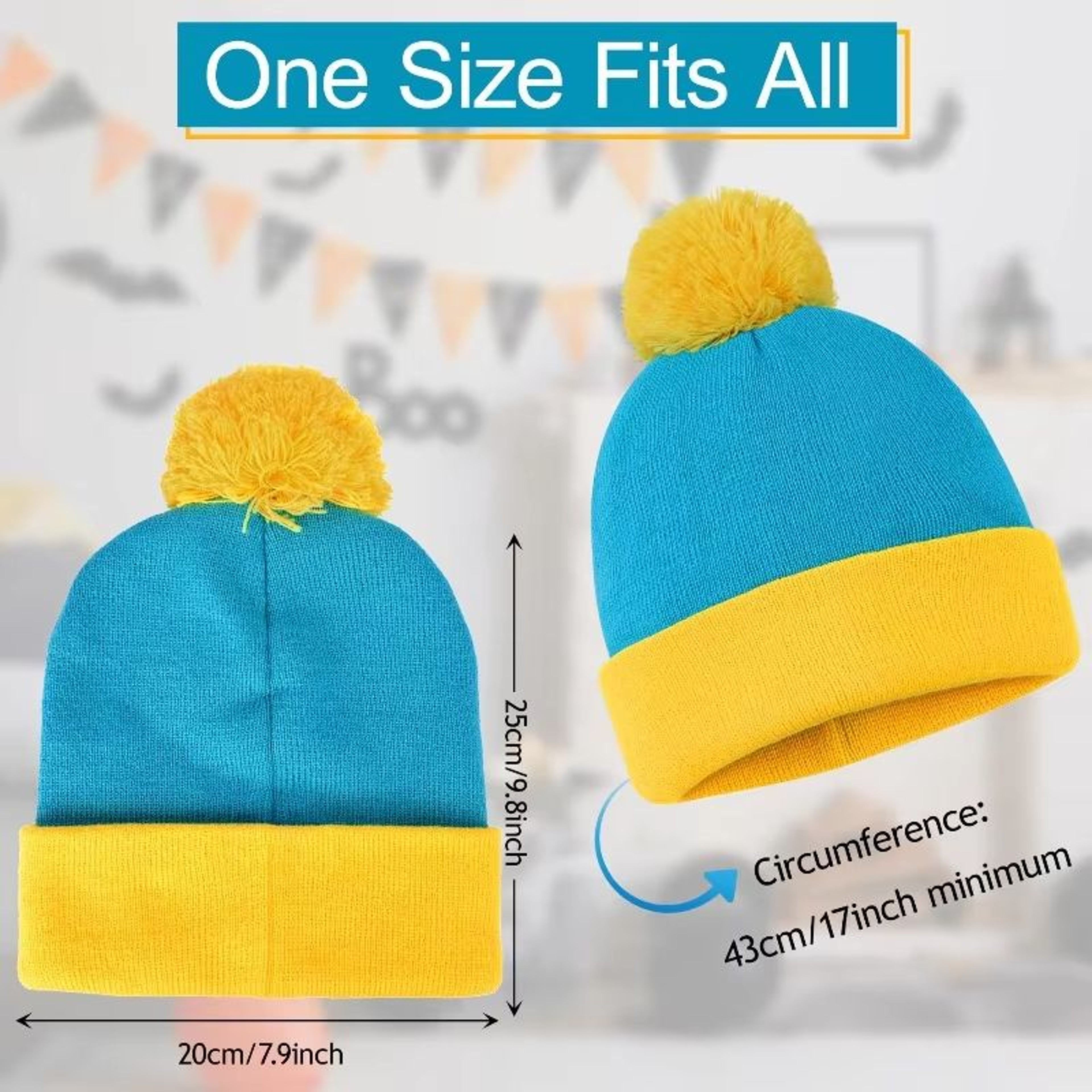Cosplay Beanie Hat And Gloves Set For Winter And Holiday Costumes 4