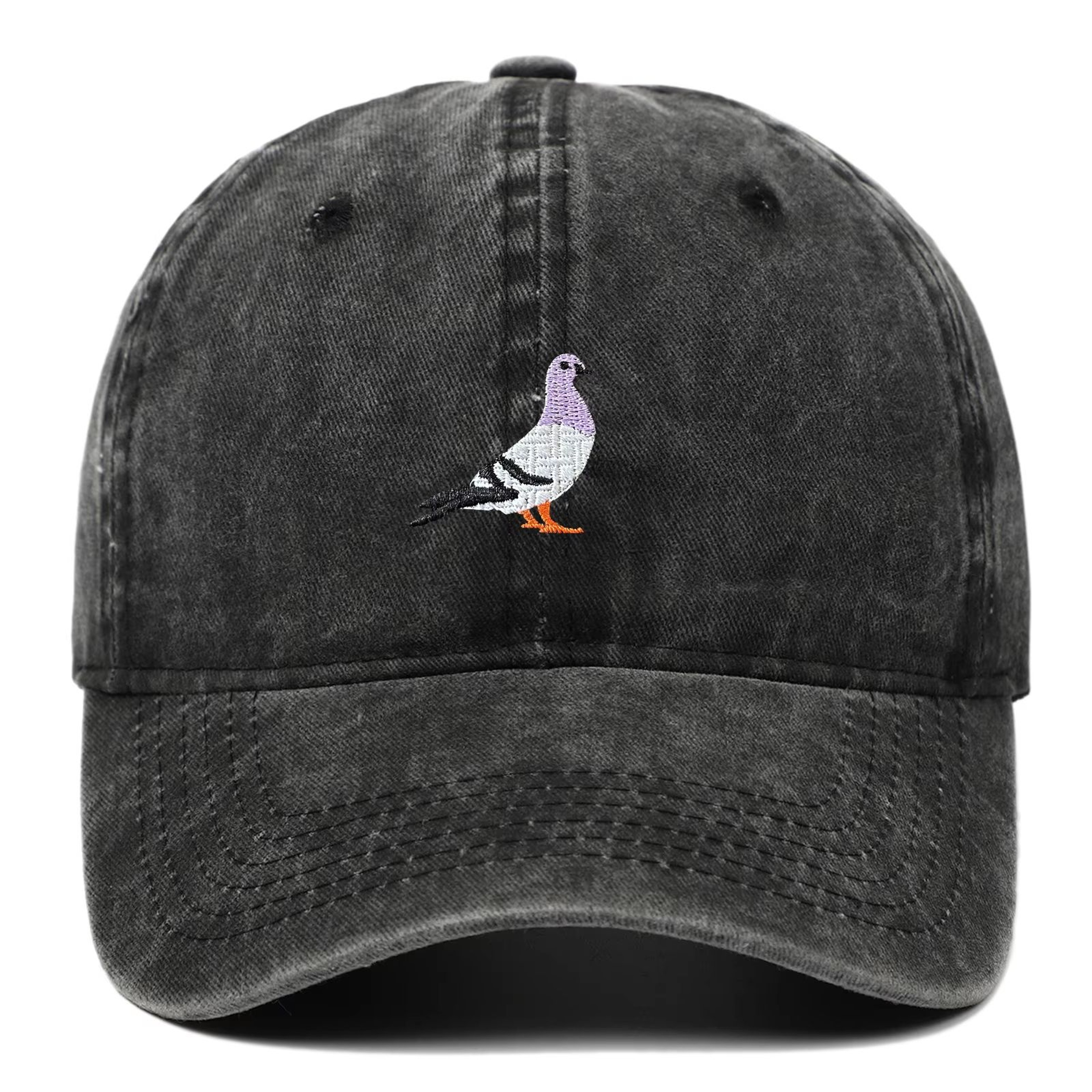 Unisex Pigeon Embroidery Baseball Cap For All Seasons 1