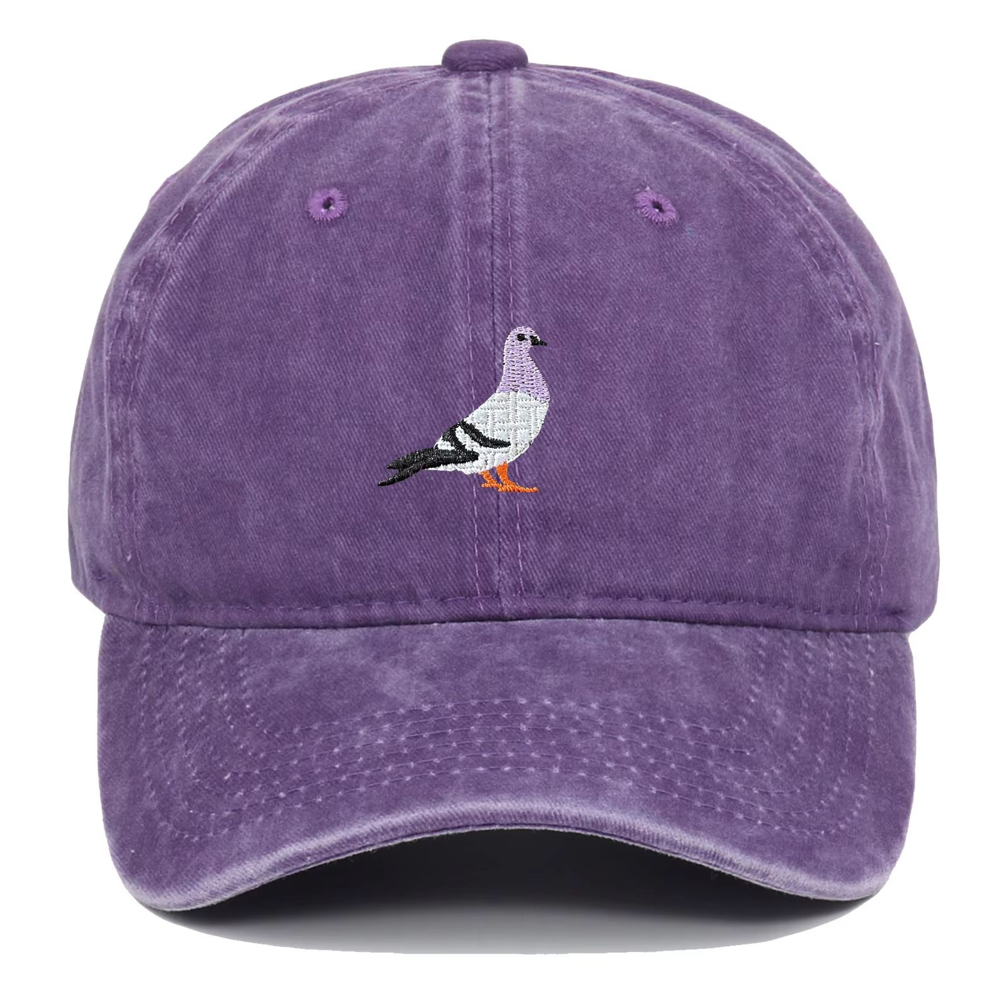 Unisex Pigeon Embroidery Baseball Cap For All Seasons 5