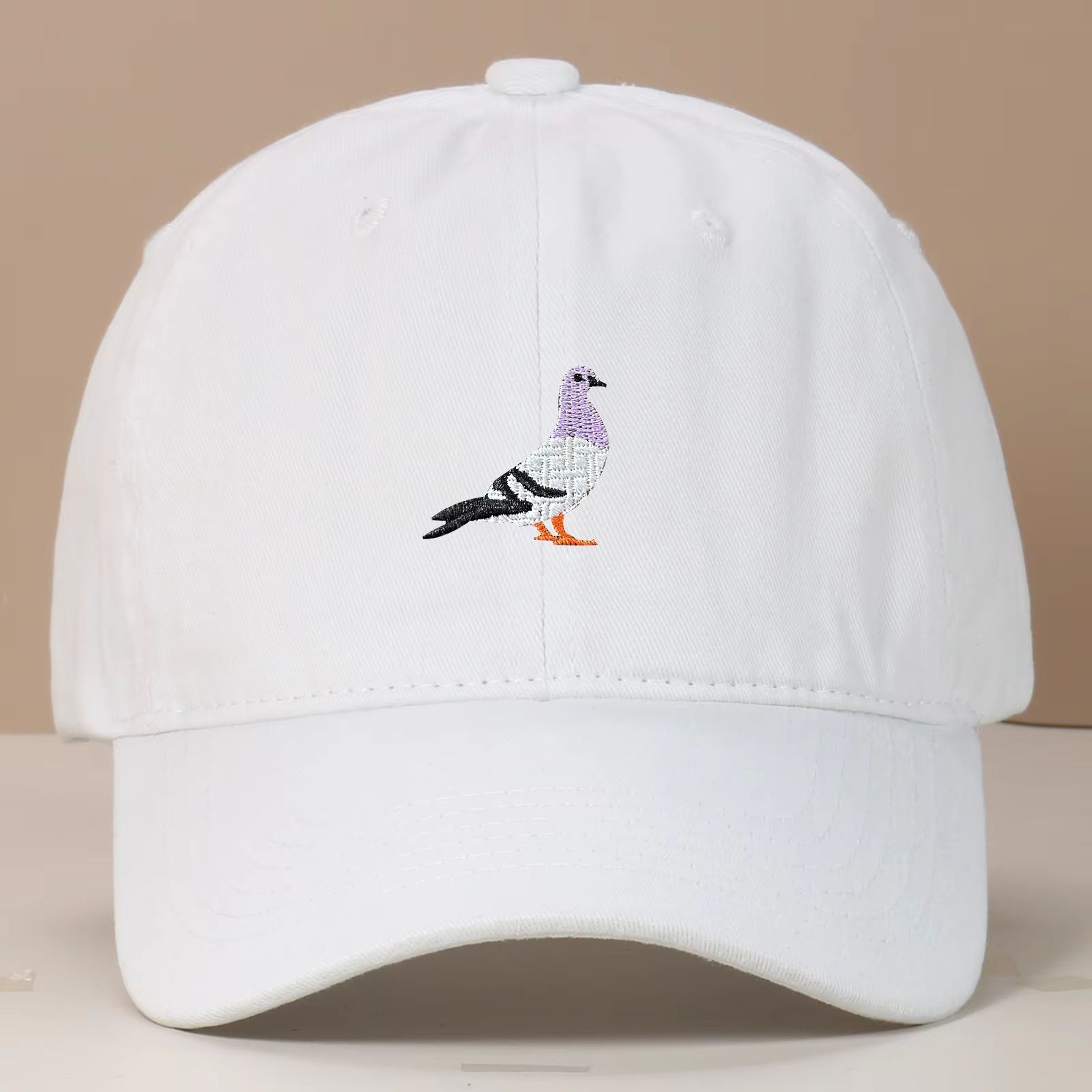 Unisex Pigeon Embroidery Baseball Cap For All Seasons 7
