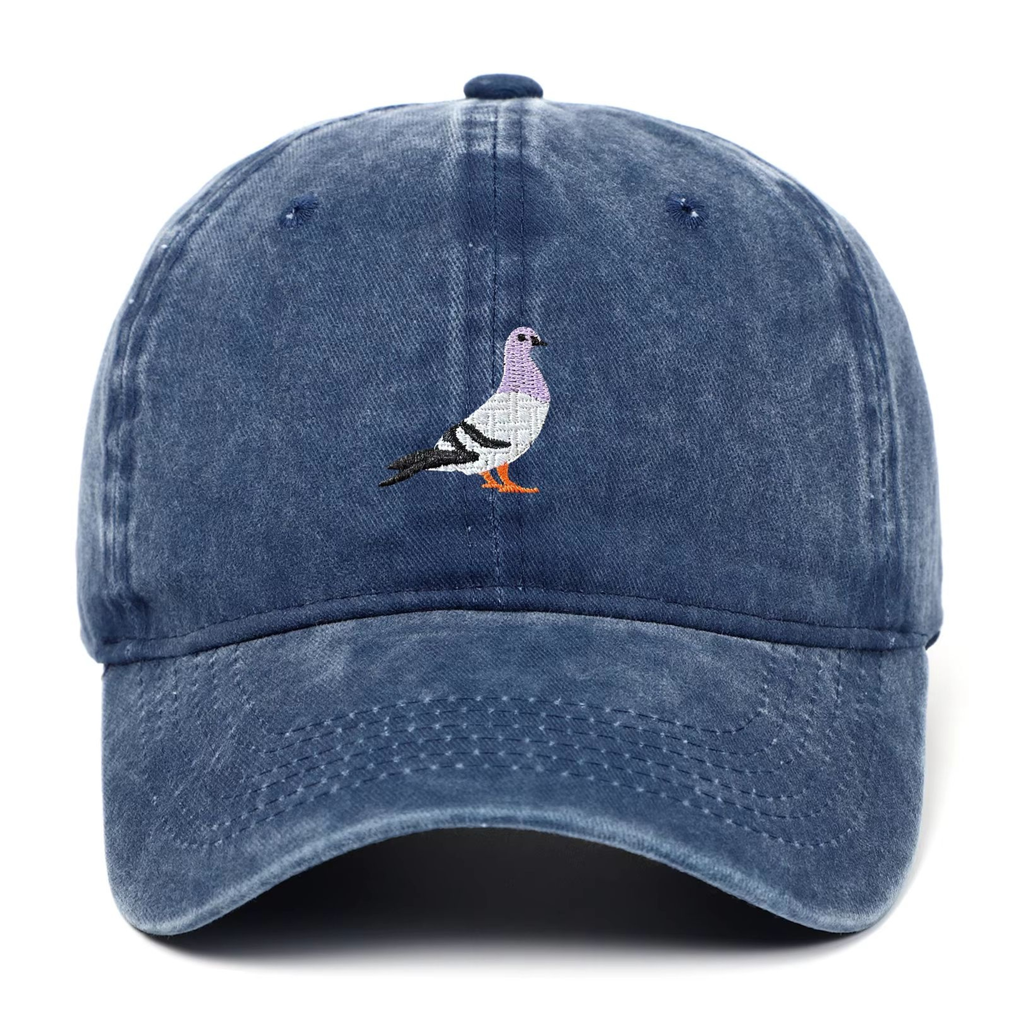 Unisex Pigeon Embroidery Baseball Cap For All Seasons 19