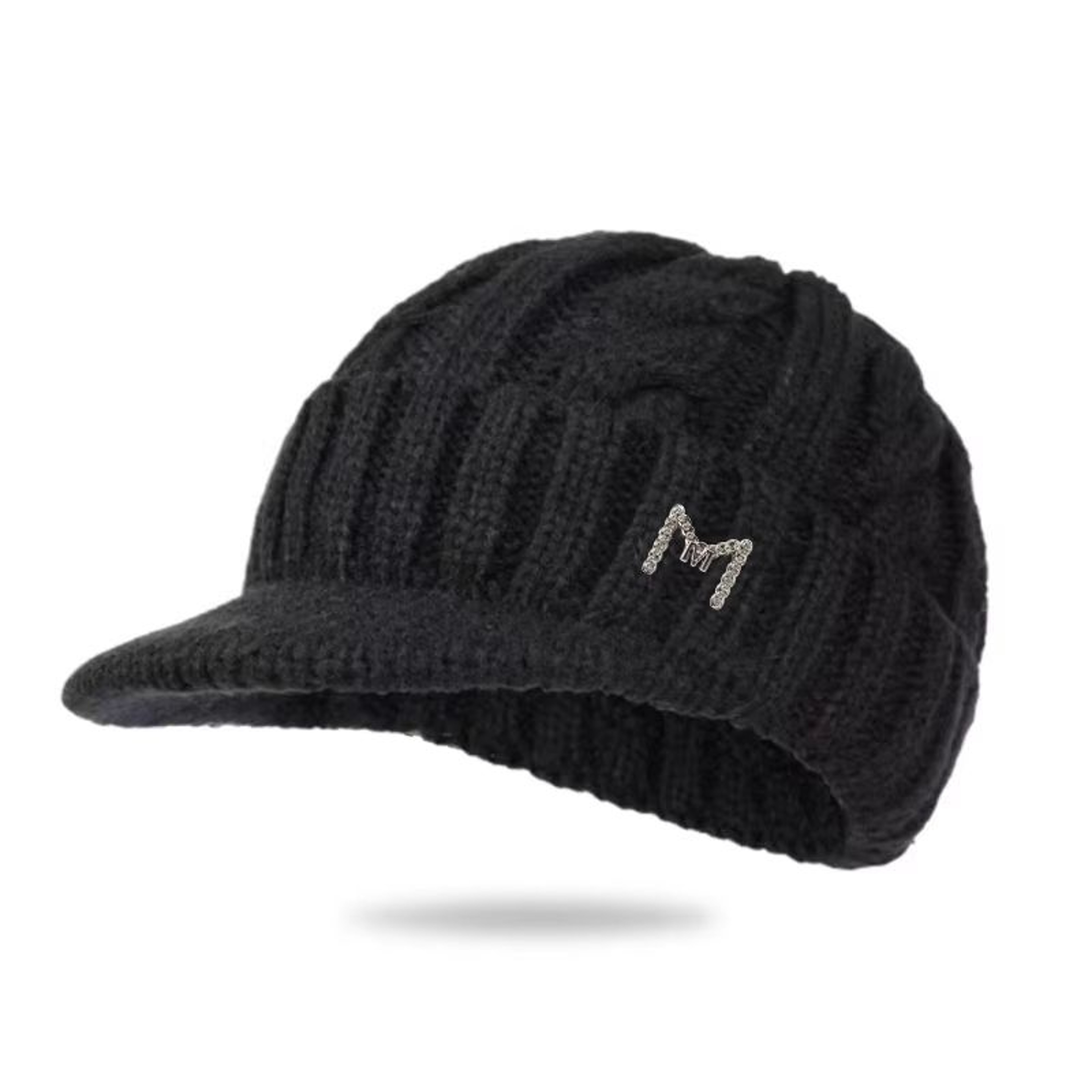 Unisex Winter Fleece Beanie With Brim For Outdoor Sports 4