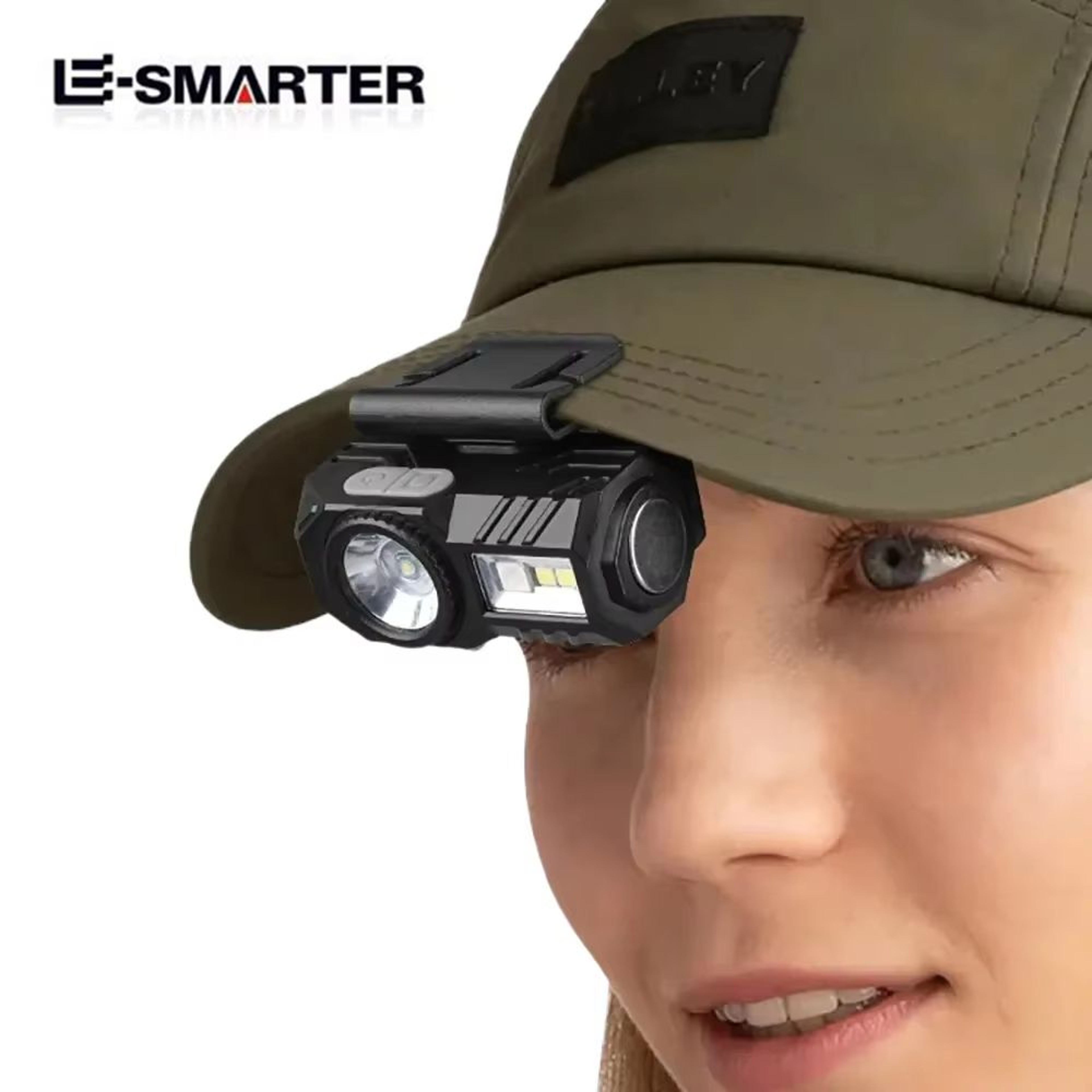 Rechargeable Motion Sensor LED Headlamp With Magnet And Cap Clip 0