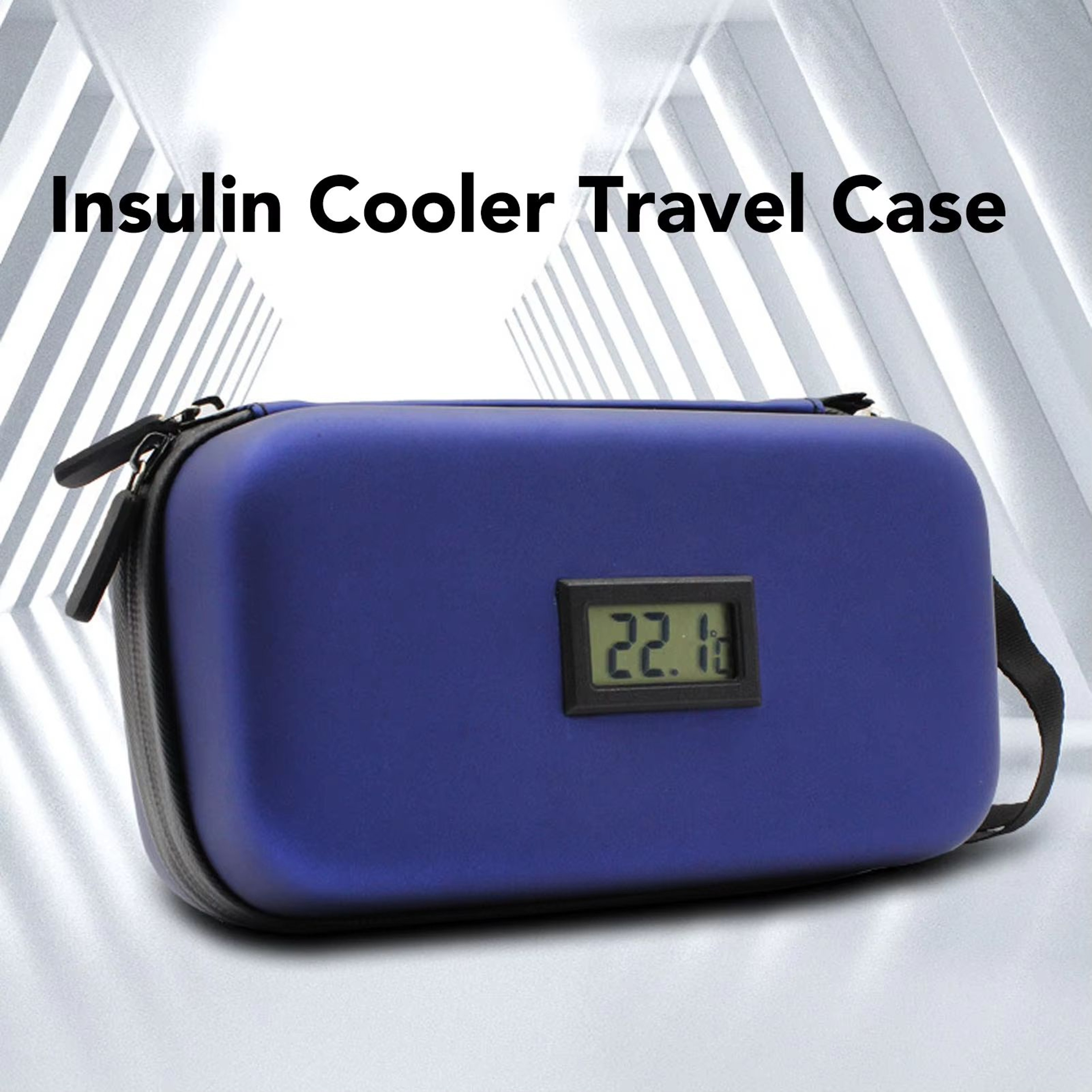 Insulin Cooler Travel Case With Temperature Display And Thermal Insulation 0