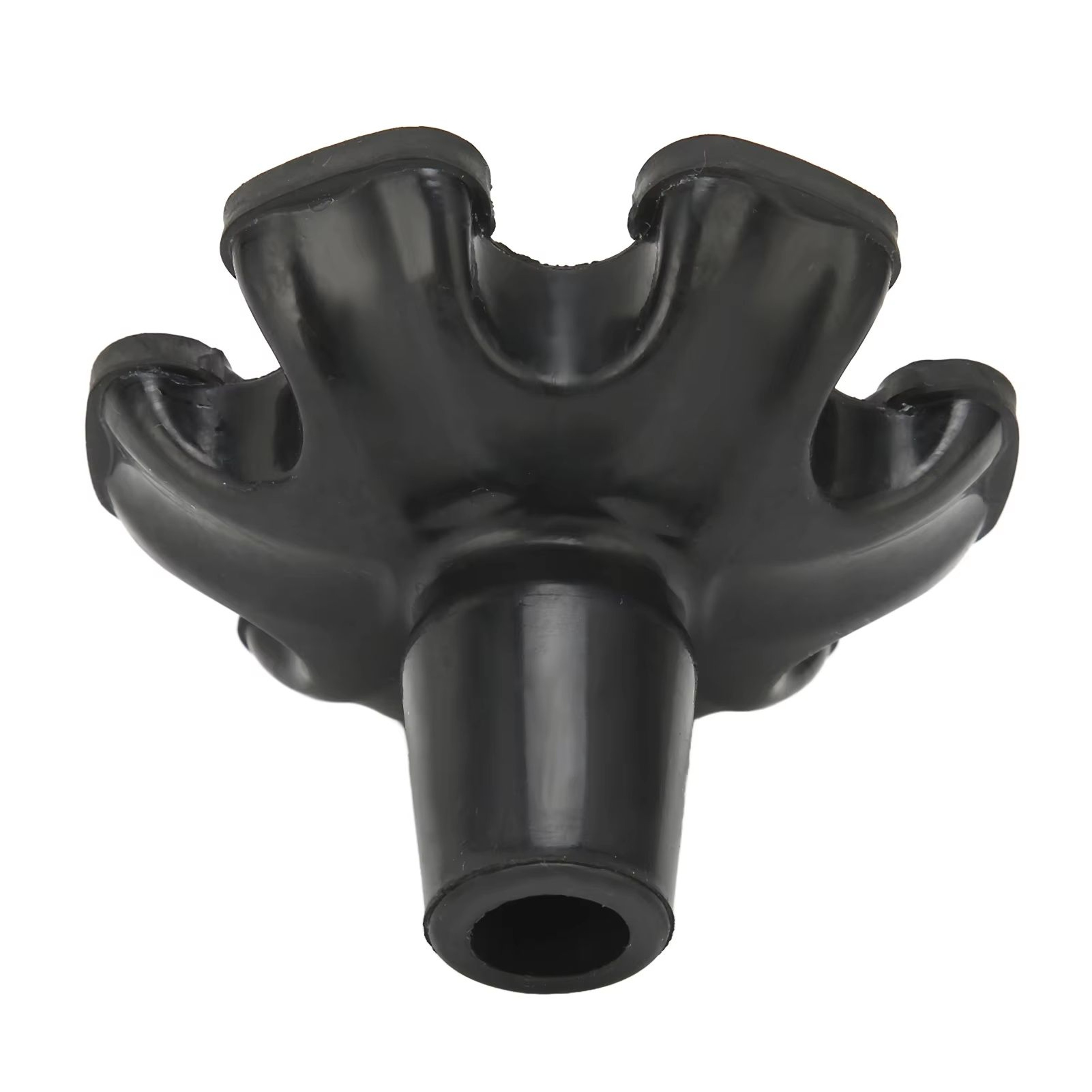 6Pillar Nonslip Rubber Cane And Crutch Tips For Walking Support 3