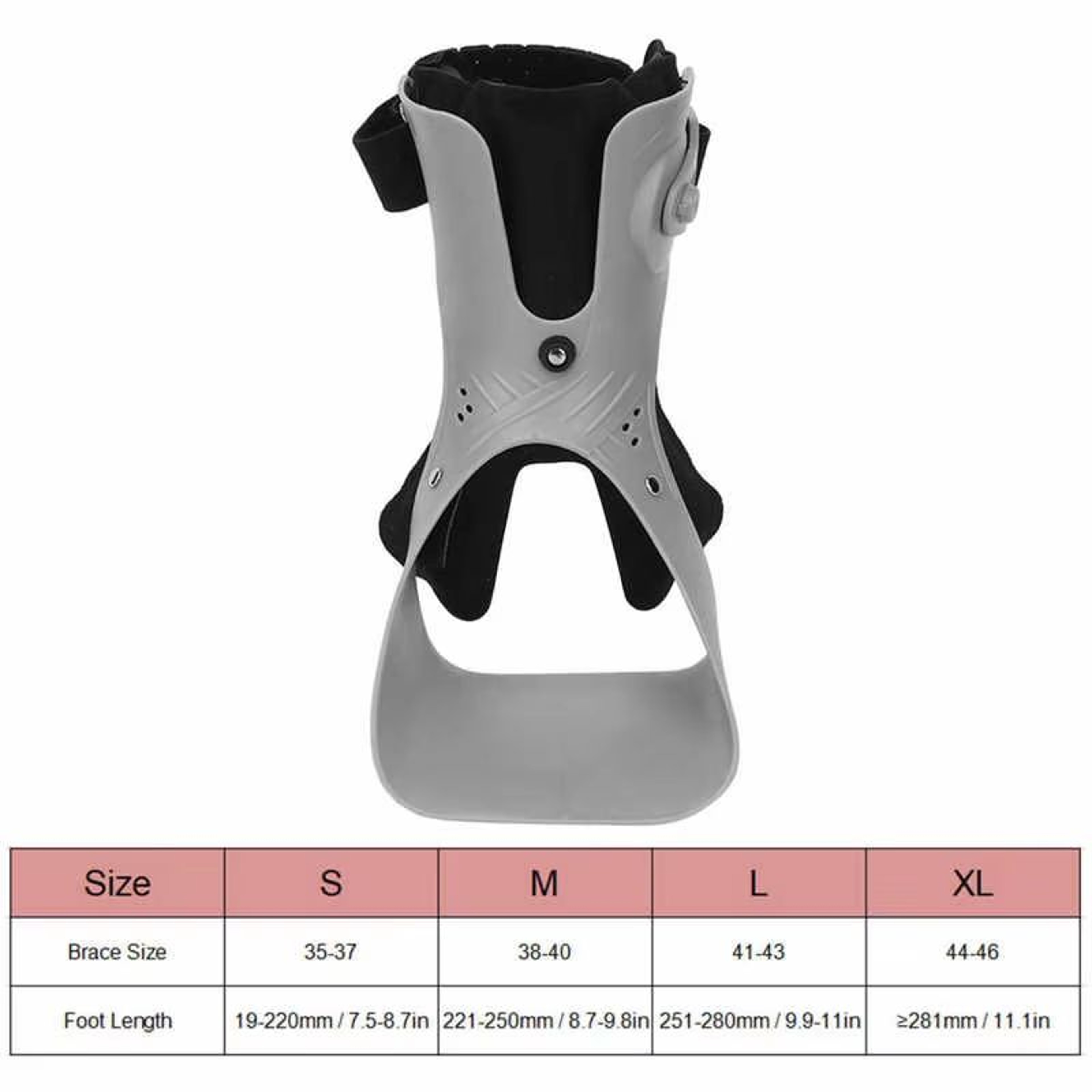 Adjustable Foot Drop Brace Ankle Support Orthosis  Soft Posture Correcting AFO For Hemiplegia And W 1