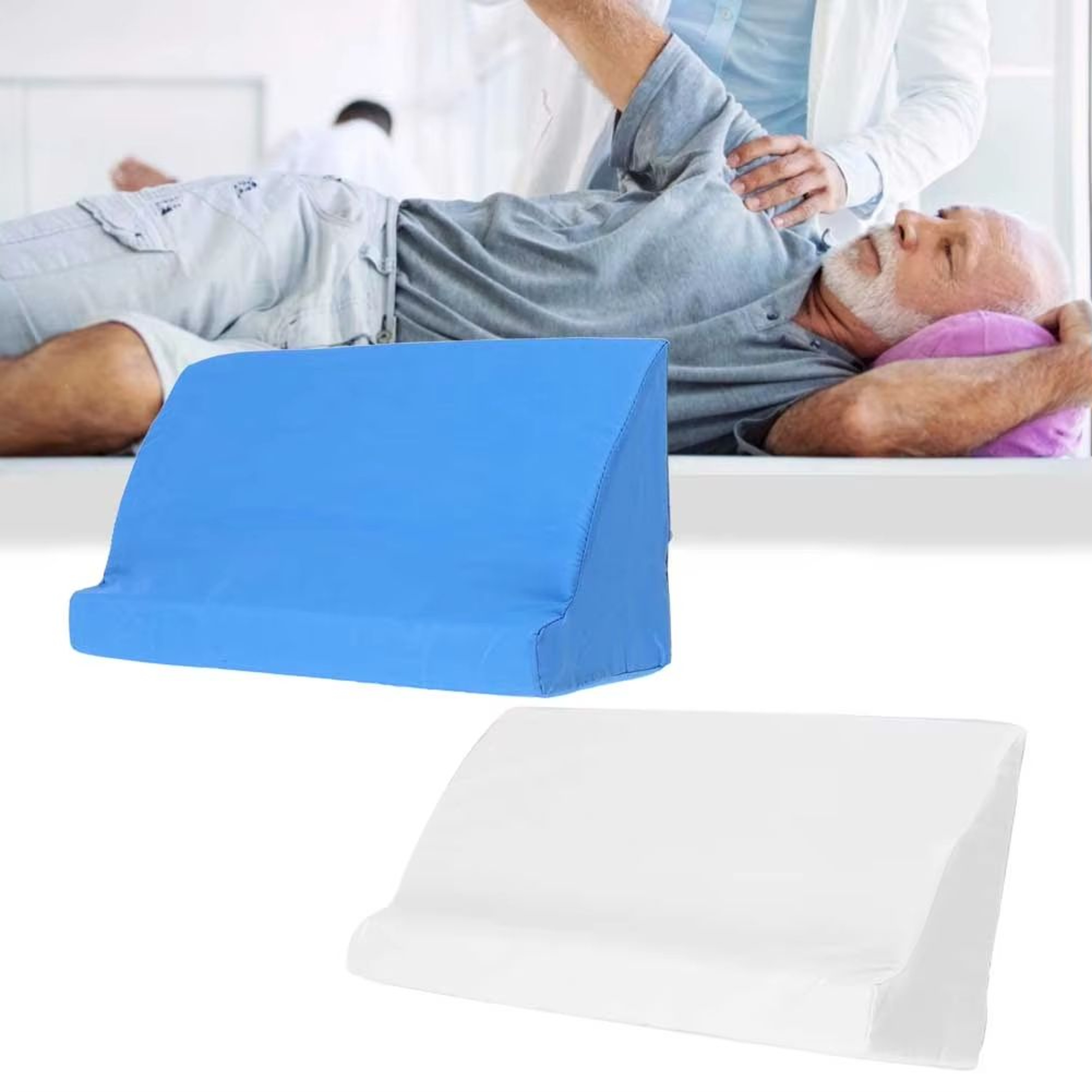Breathable Triangular Nursing Cushion For Paralyzed Patients  AntiBedsore Support Pad 197x98x59 In 0