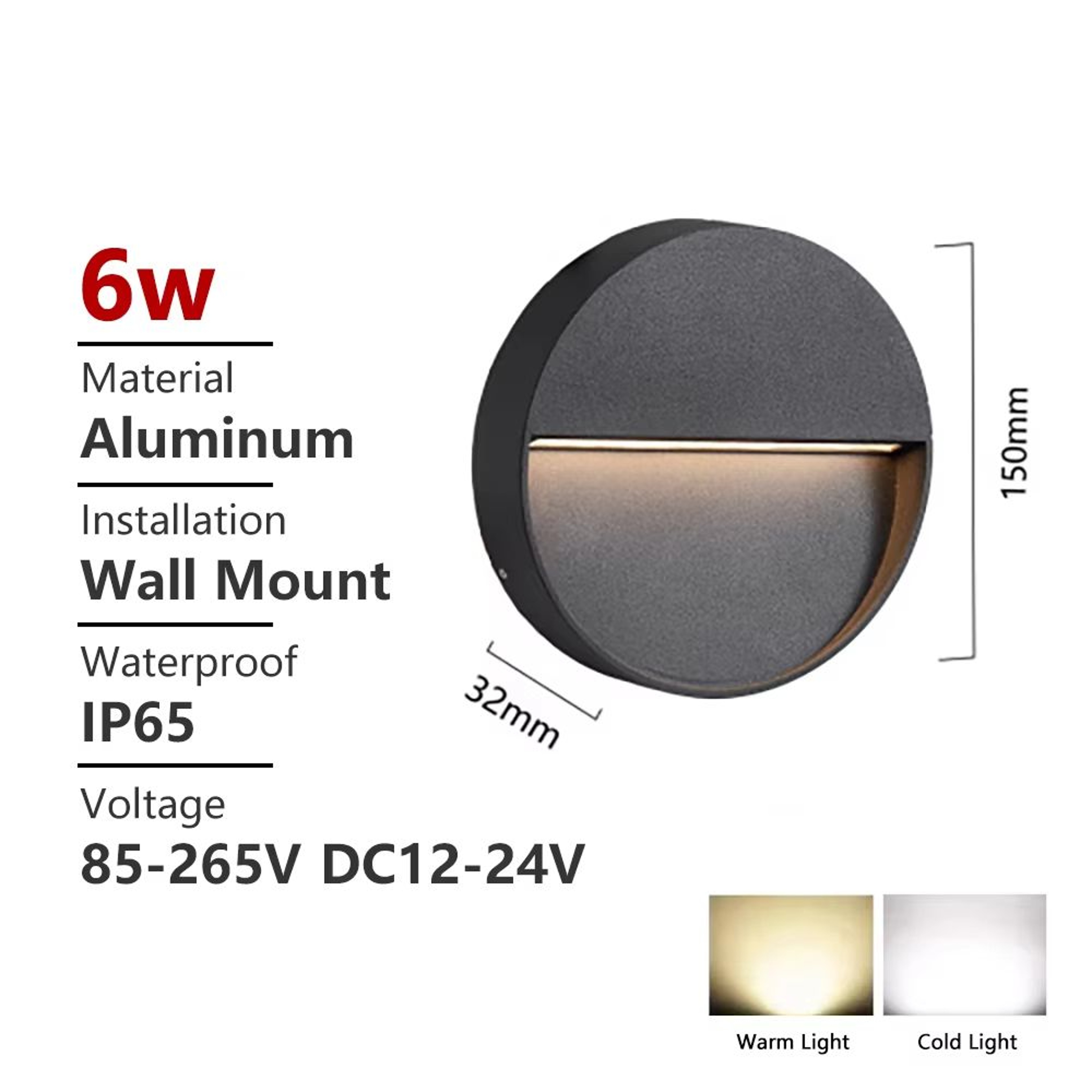 SANDIY Outdoor Waterproof LED Stair Light Wall Lamp  Surface Mounted Terrace Porch Exterior Lightin 9