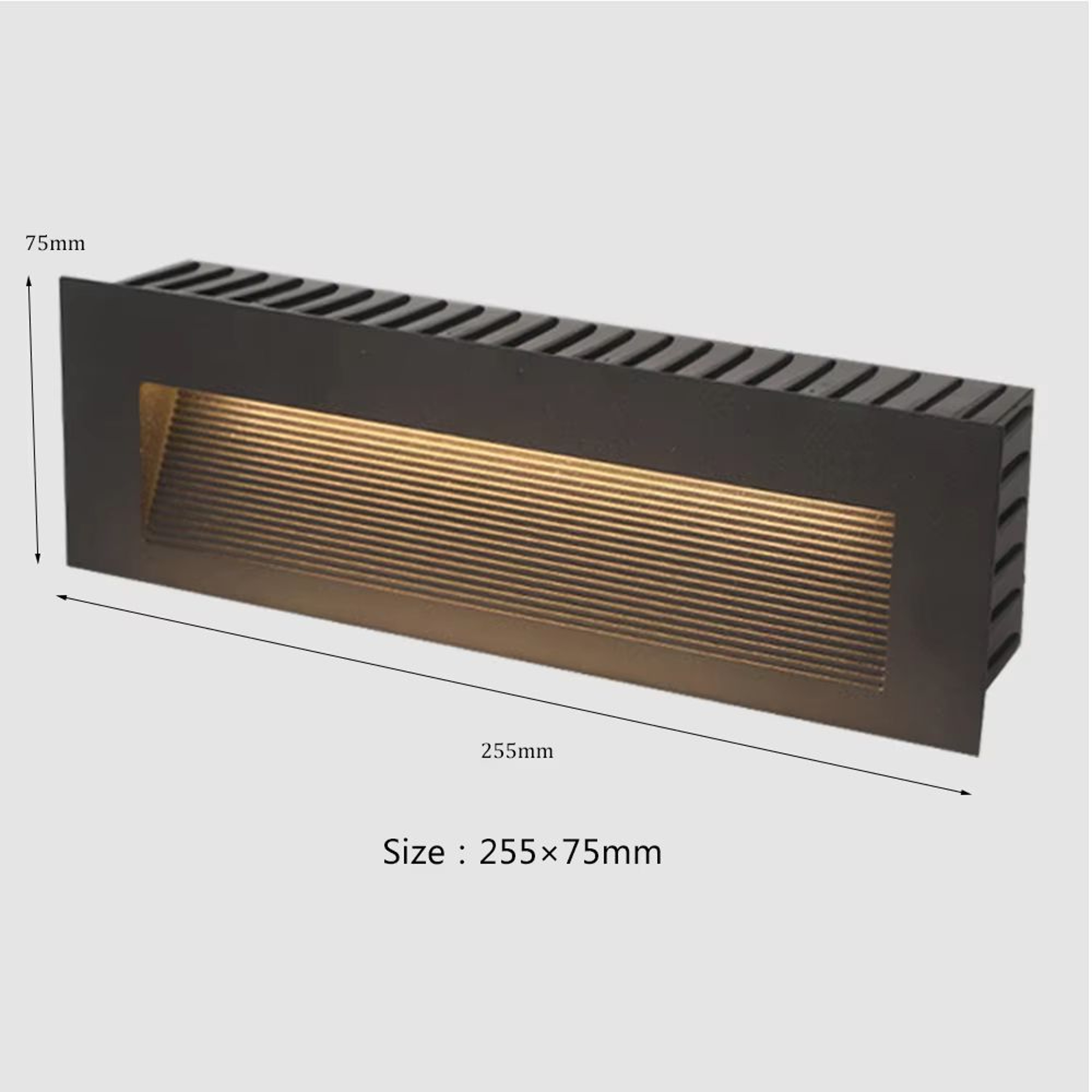 SANDIY Waterproof LED Stair And Step Light Outdoor Wall Sconce  Embedded Nightlight For House Yard  13