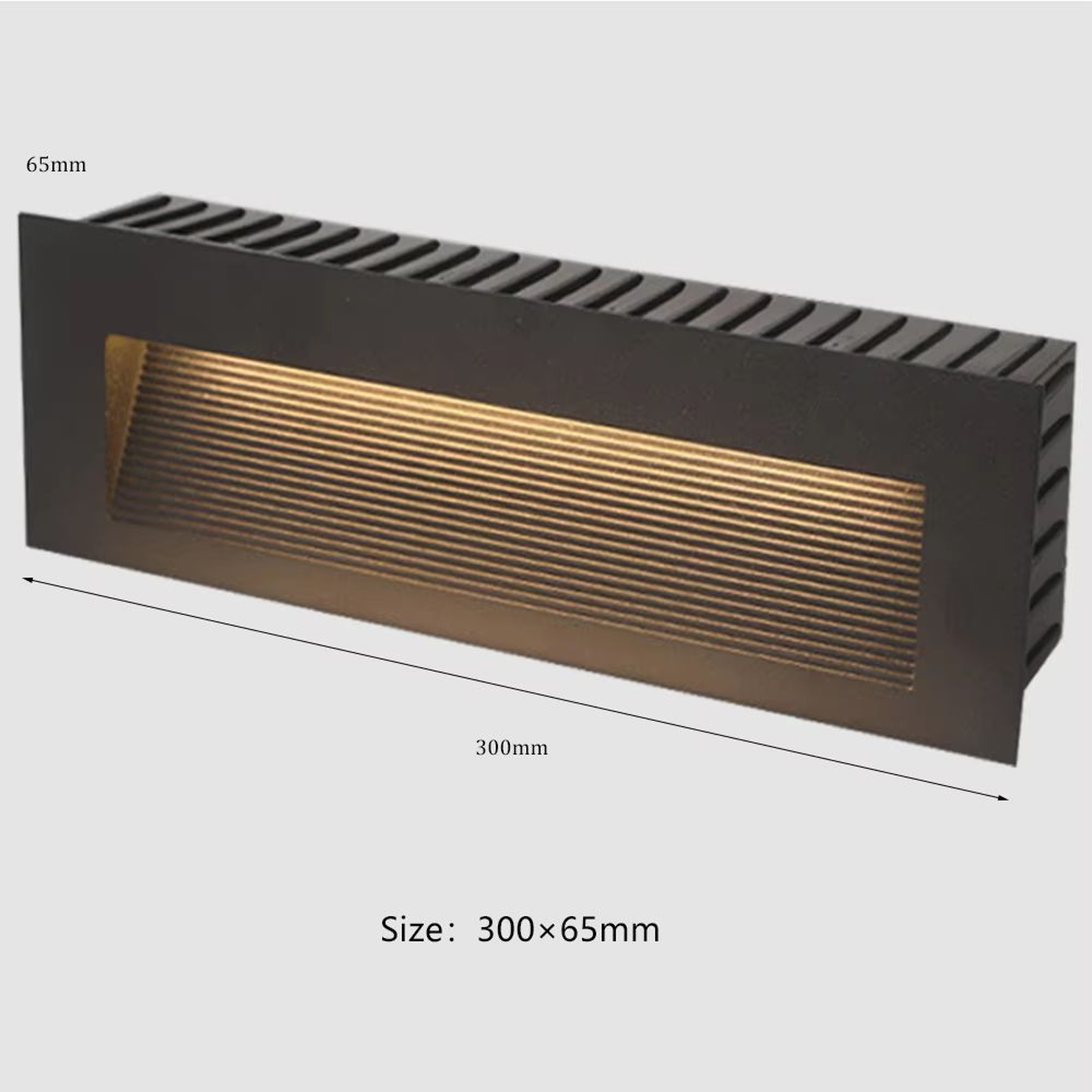 SANDIY Waterproof LED Stair And Step Light Outdoor Wall Sconce  Embedded Nightlight For House Yard  14