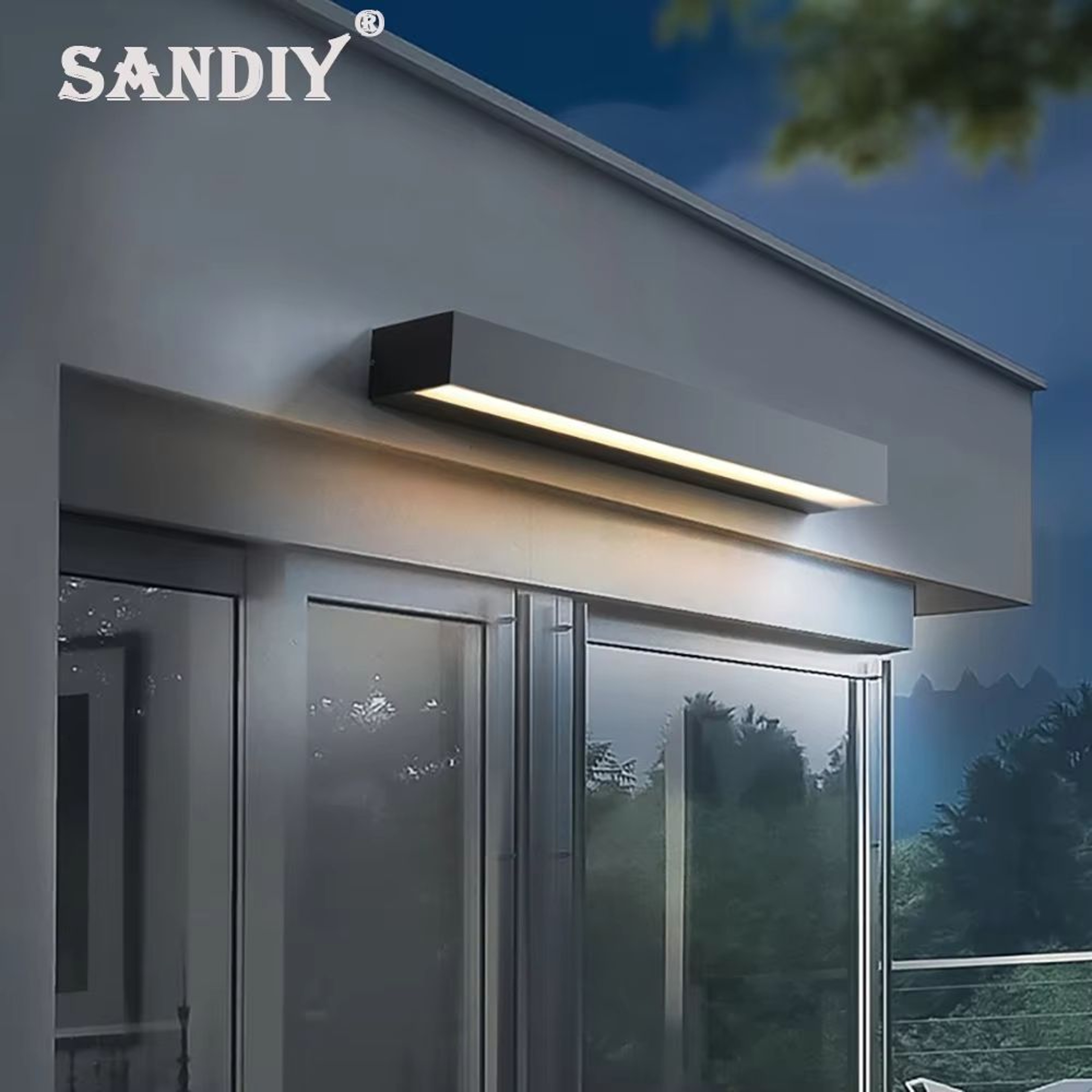 SANDIY Outdoor Wall Light External Sconce Lamps  Waterproof House Decor Lighting Fixture For Balcon 2
