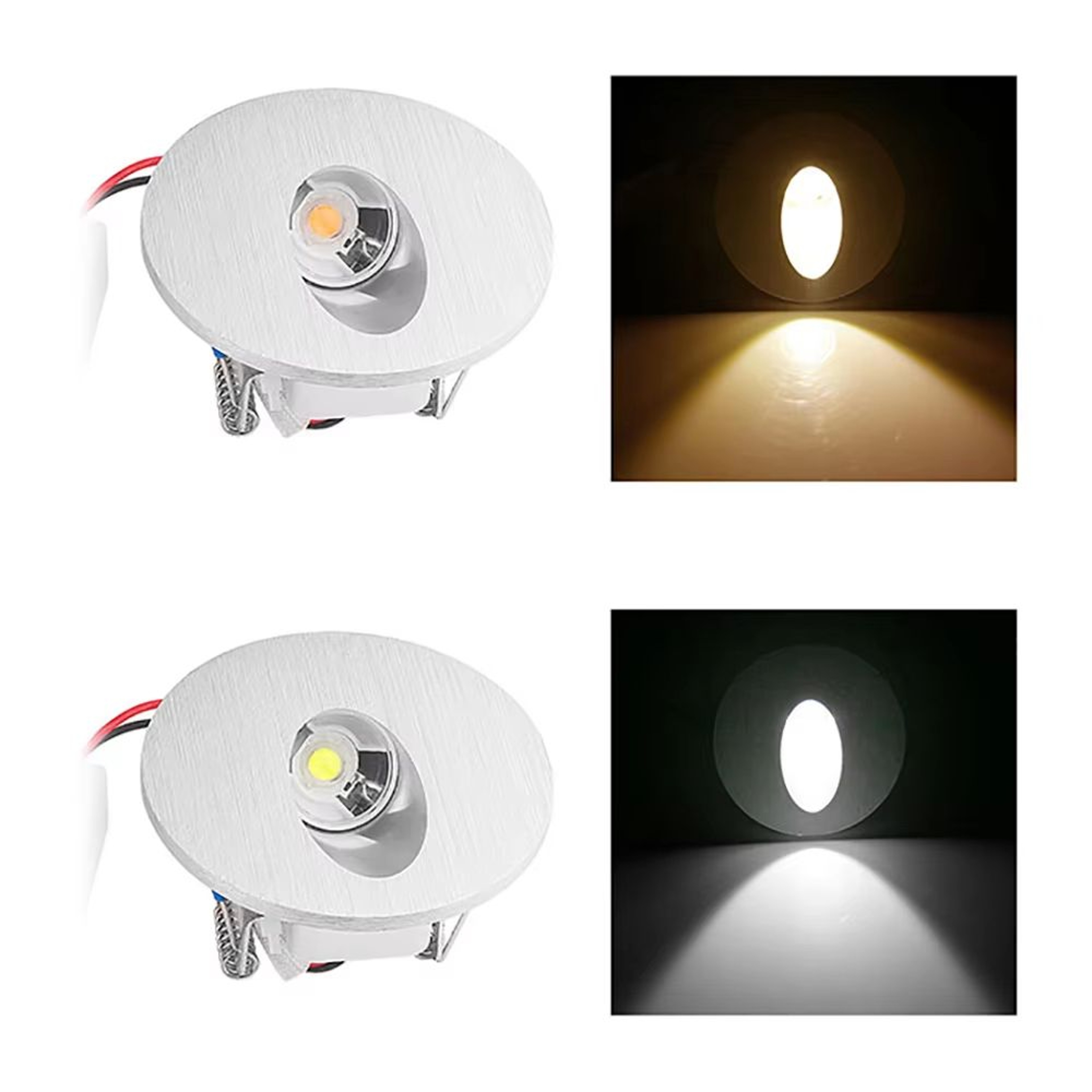 SANDIY Wall Sconce Lamps Embedded With Mounting Box  Round Nightlight For Stair Step Corridor Balco 2