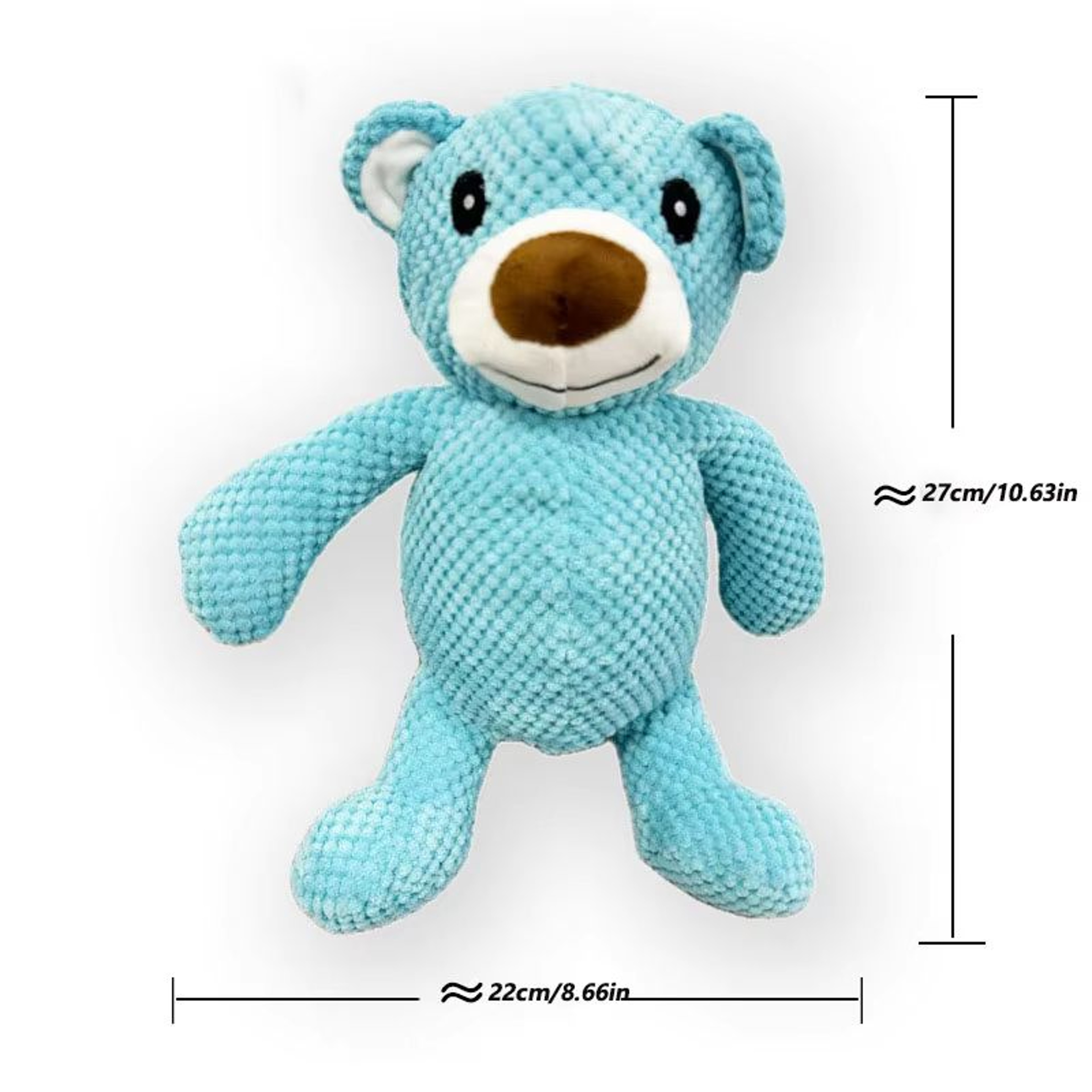 Plush Pet Squeaky Dog Toy  Robust Canvas Bear Interactive Pet Toy For Fun Play 4