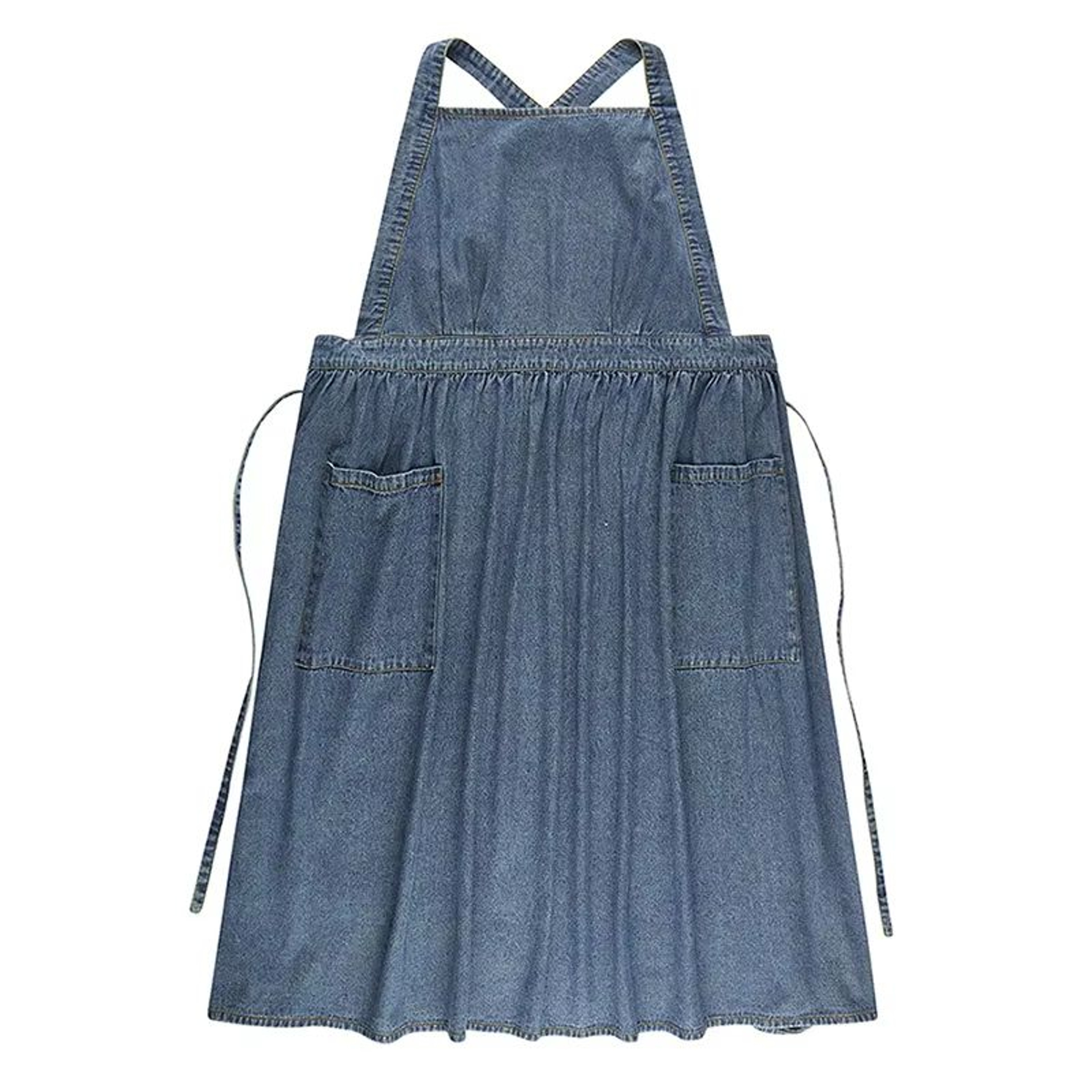 Premium HeavyDuty Denim Apron Adjustable Bib Waist 5