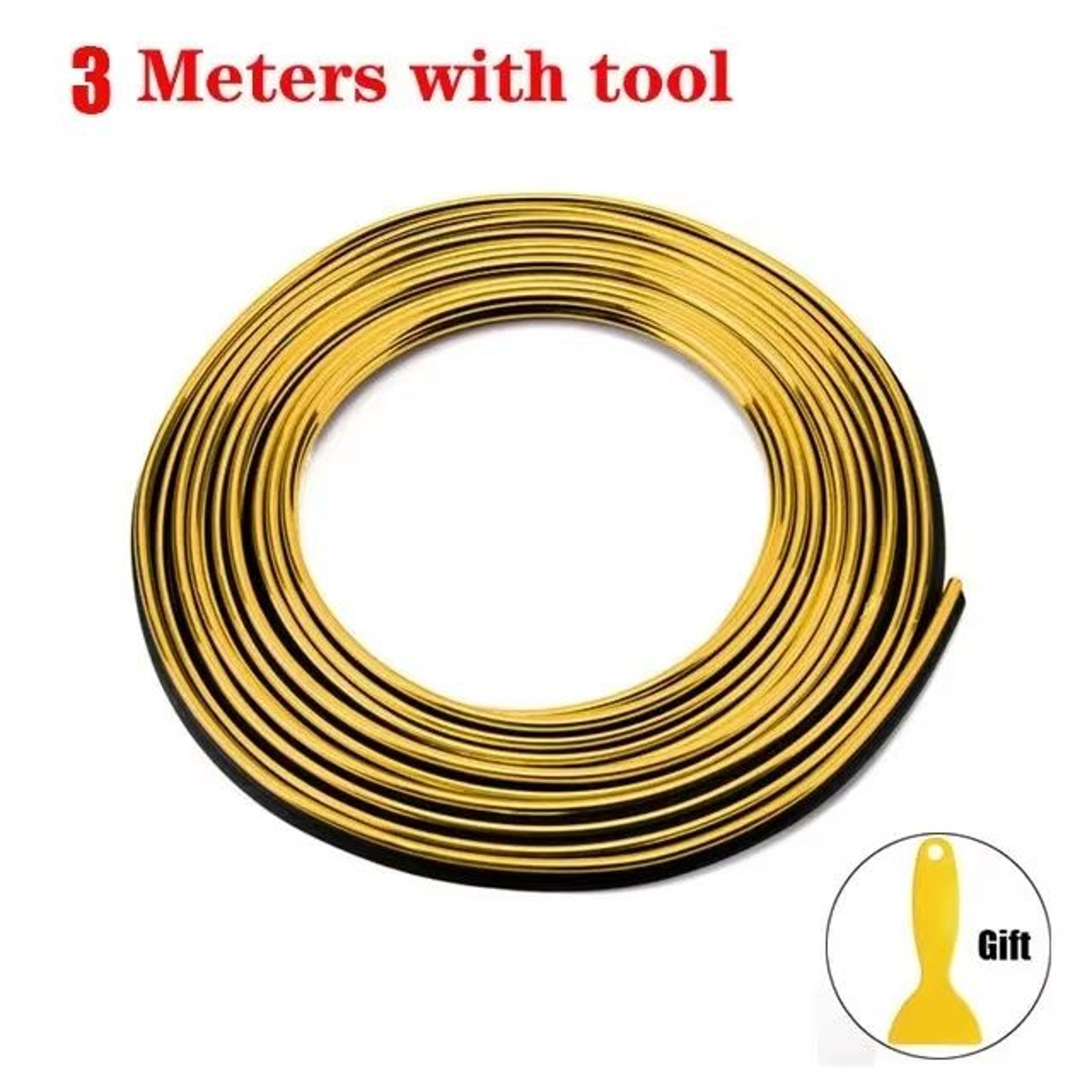 Flexible Car Molding Decoration Strips Auto Interior Trim Dashboard  Door Edge 9