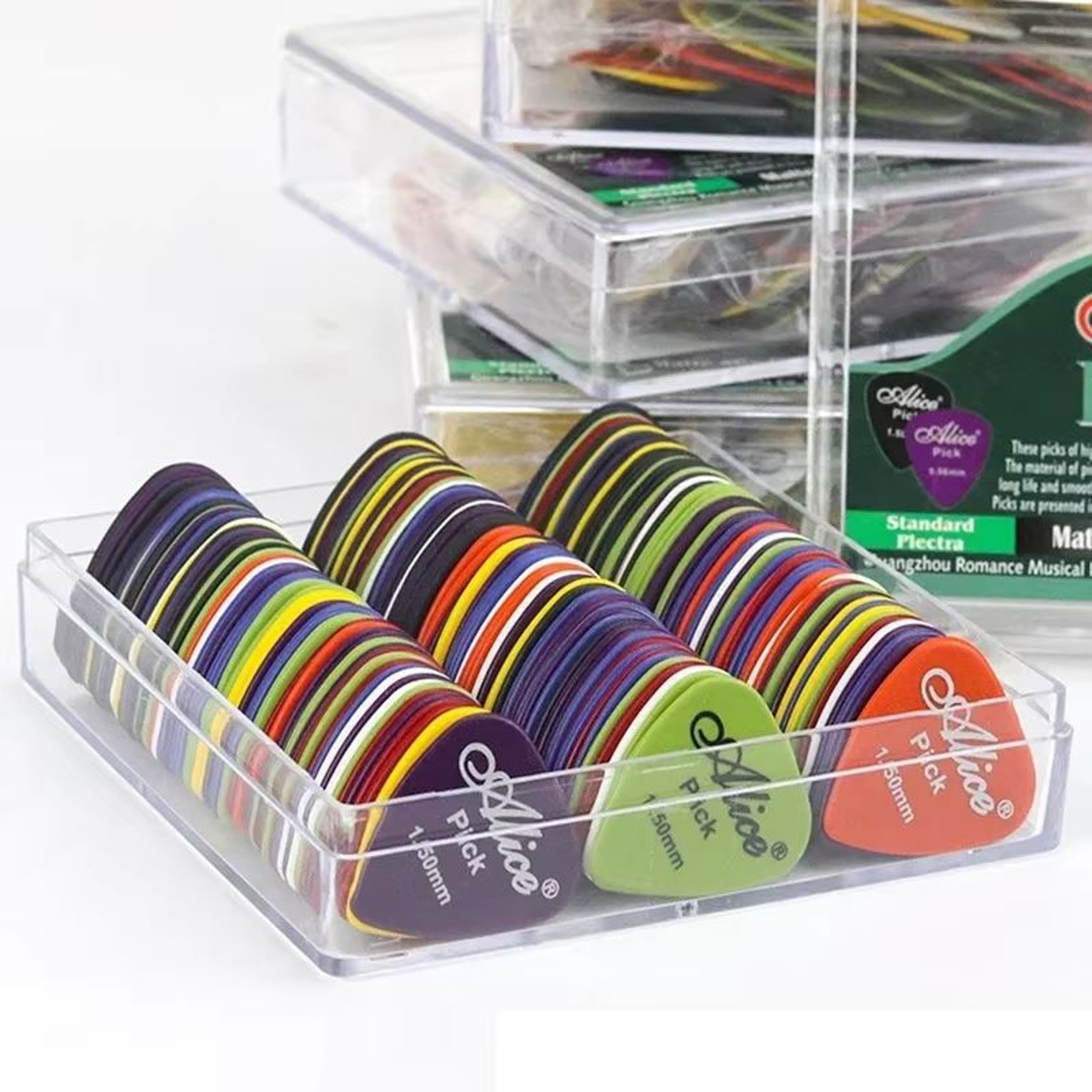 Guitar Picks MultiPack Set For Acoustic Electric And Bass 0