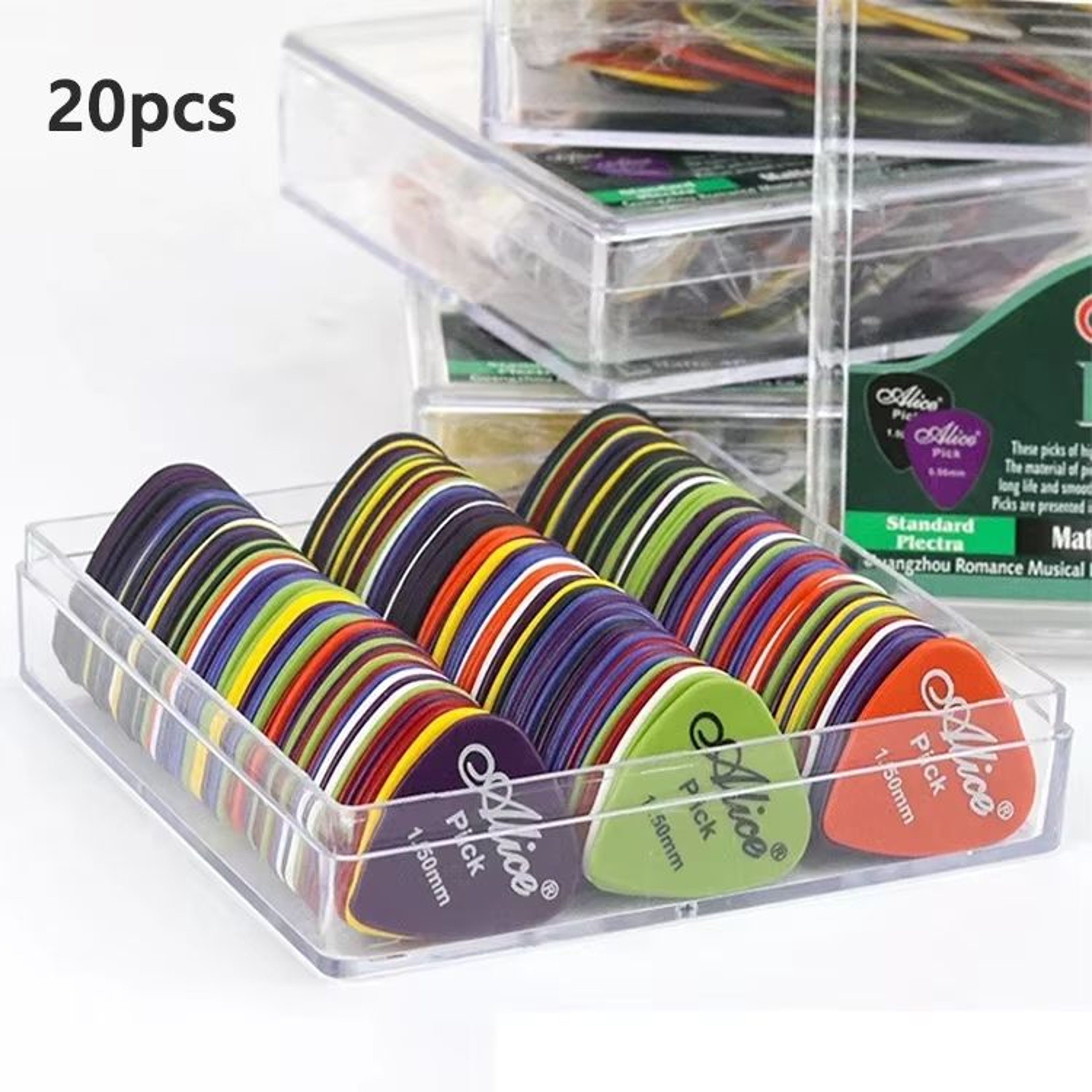 Guitar Picks MultiPack Set For Acoustic Electric And Bass 6