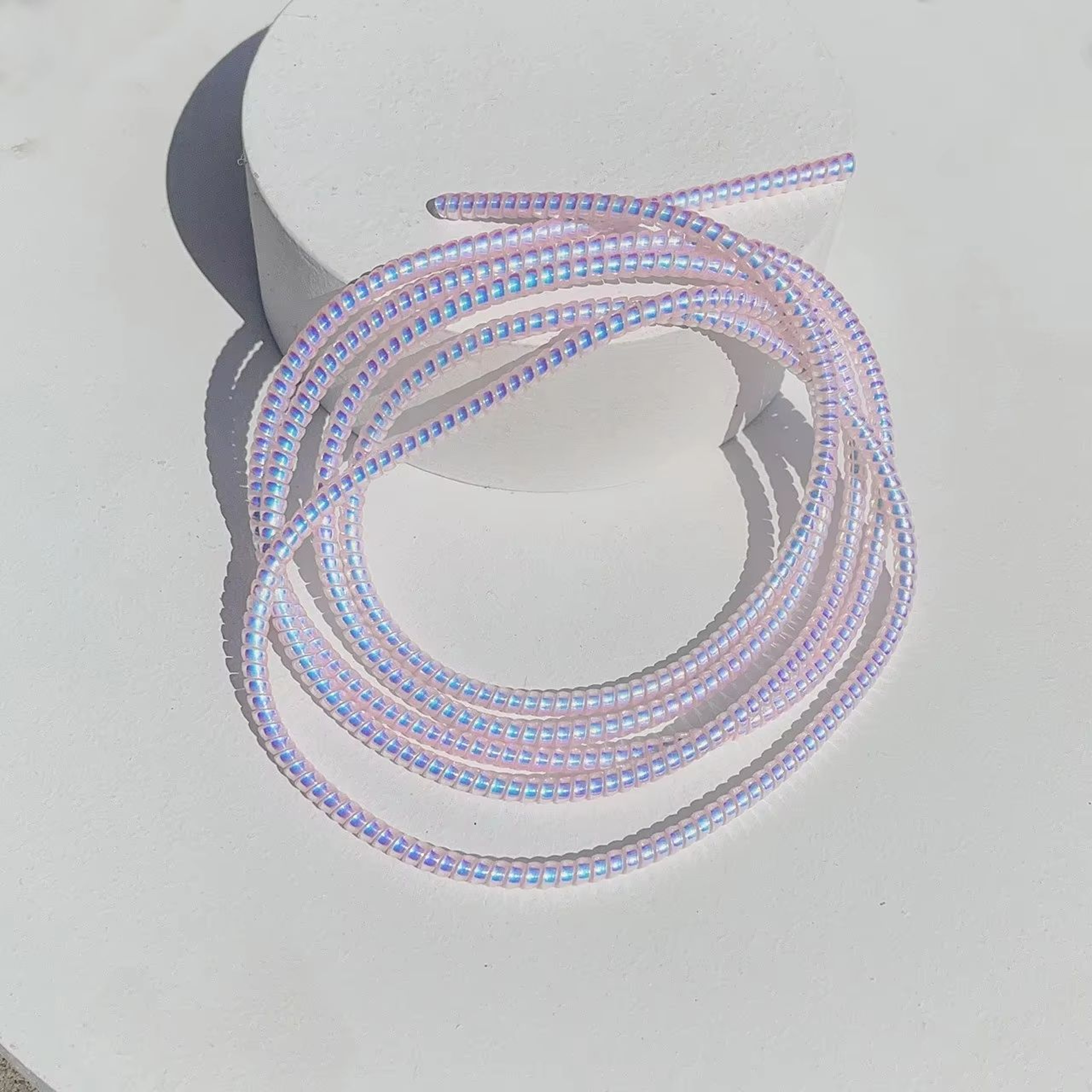 Universal Spiral Laser Cable Protectors Data Cord Organizer Sleeve For Phone Chargers 14