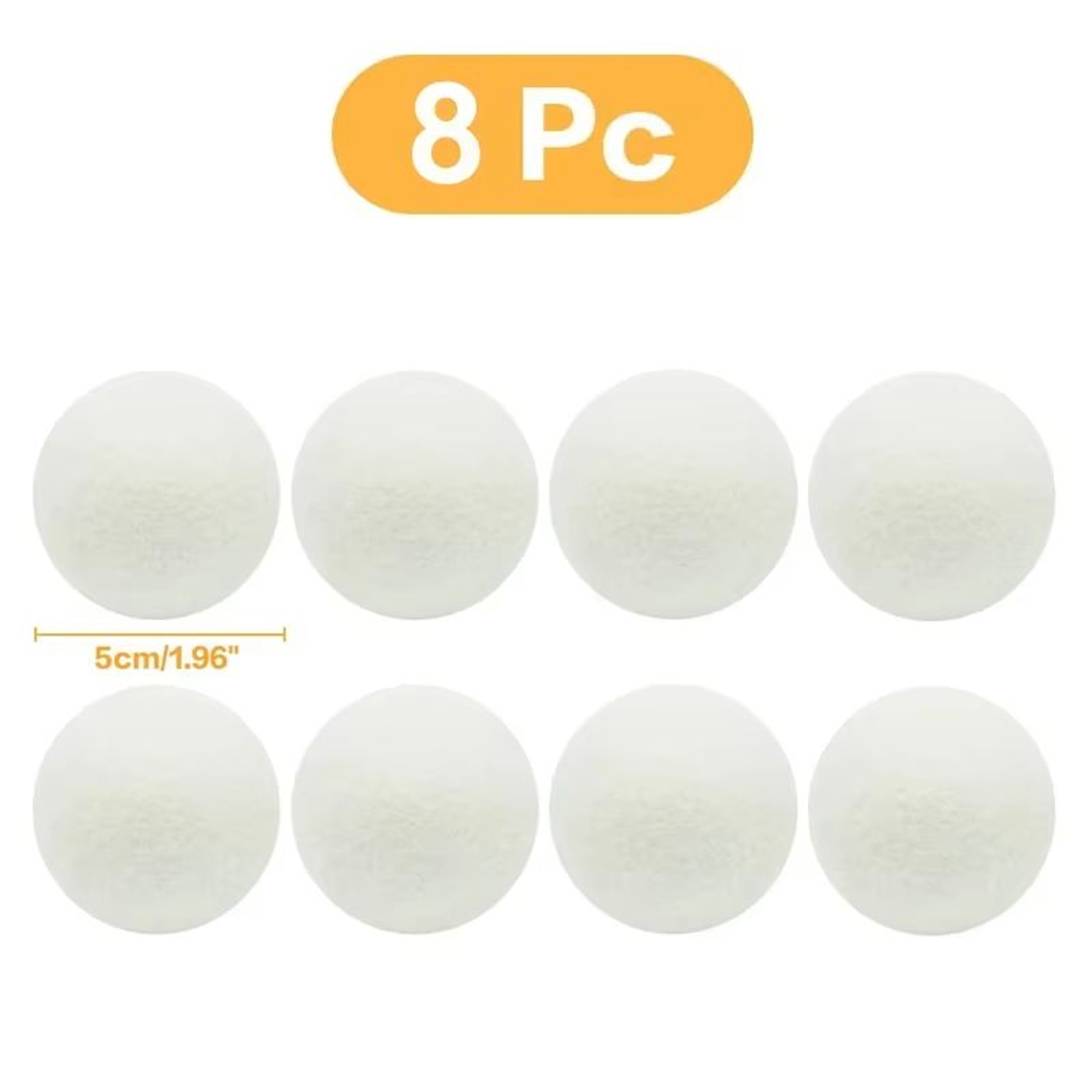 Reusable Wool Dryer Balls Natural Fabric Softener Laundry Set 14