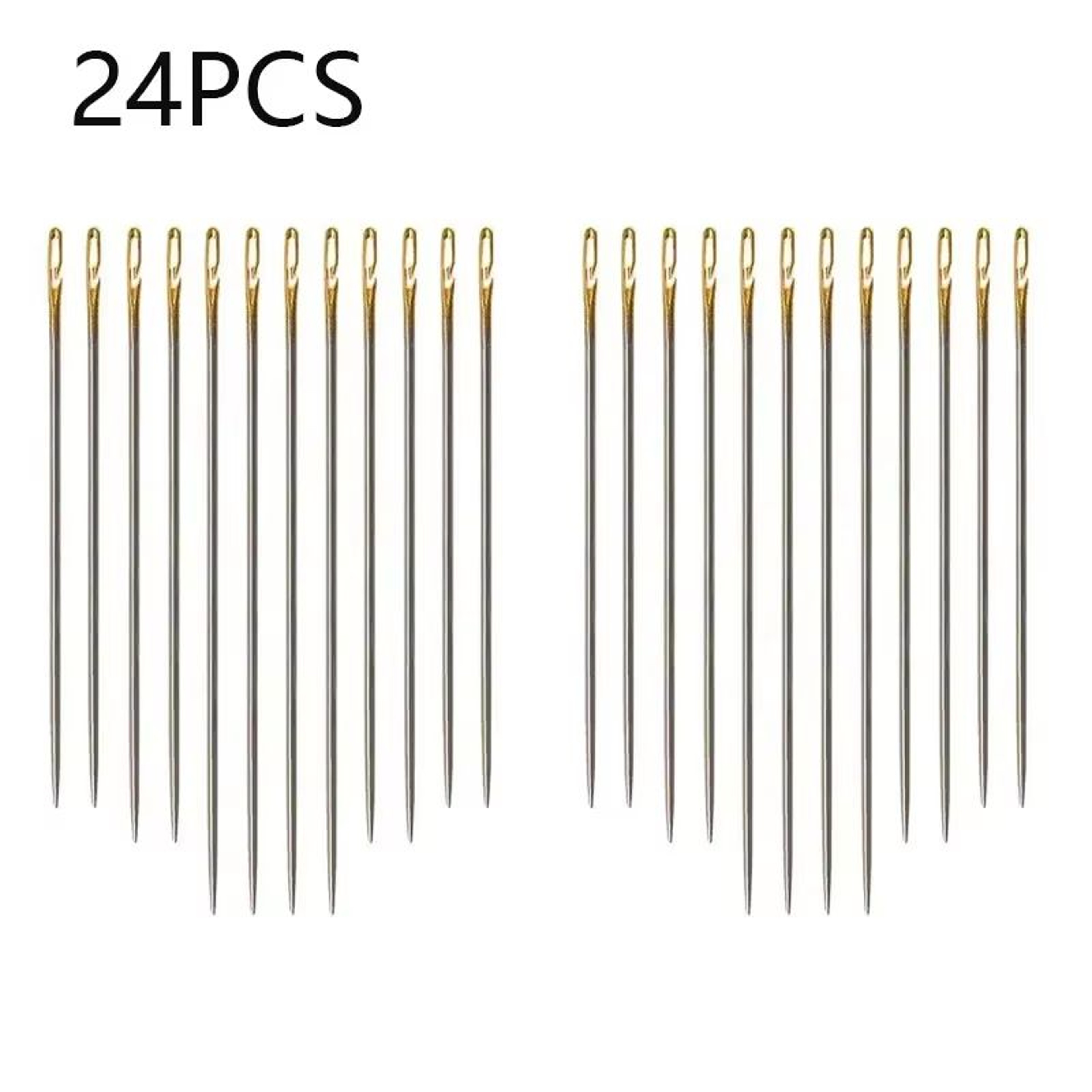 MultiSize Stainless Steel Sewing Needle Set Side Opening Household Hand Tools 7