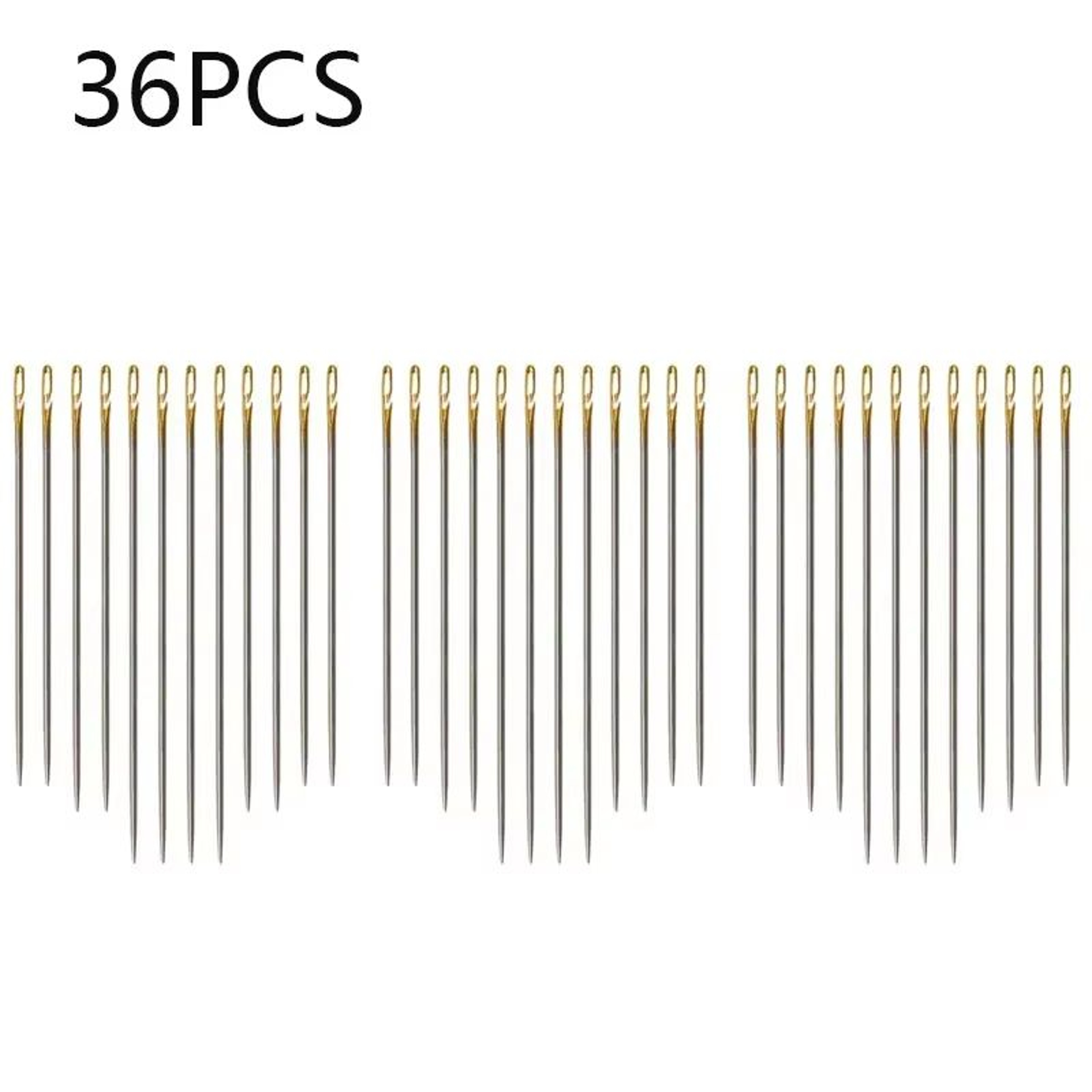 MultiSize Stainless Steel Sewing Needle Set Side Opening Household Hand Tools 8