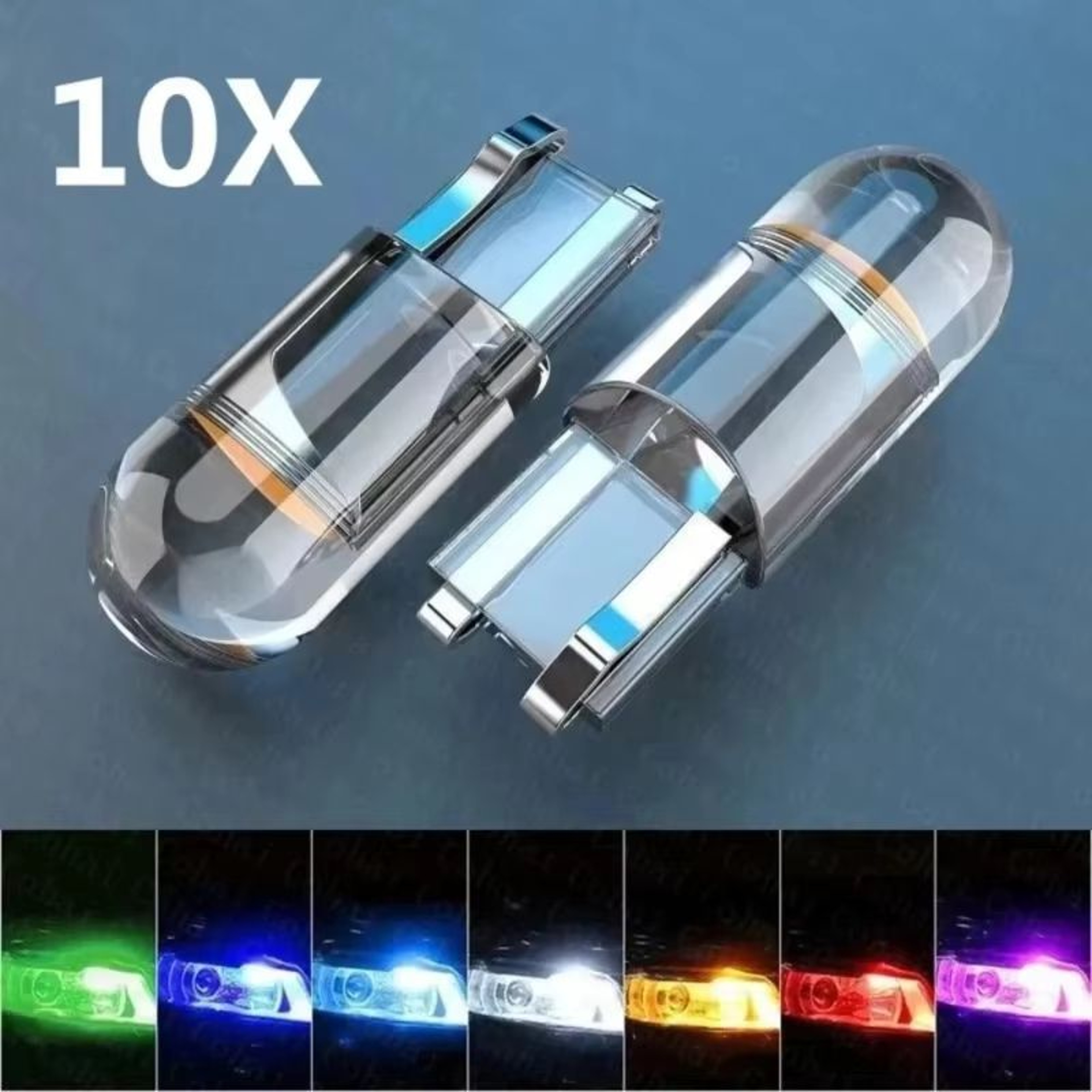 Canbus T10 LED Glass COB 6000K Car Light Bulb 5W For Dome Reading And License Plate 0