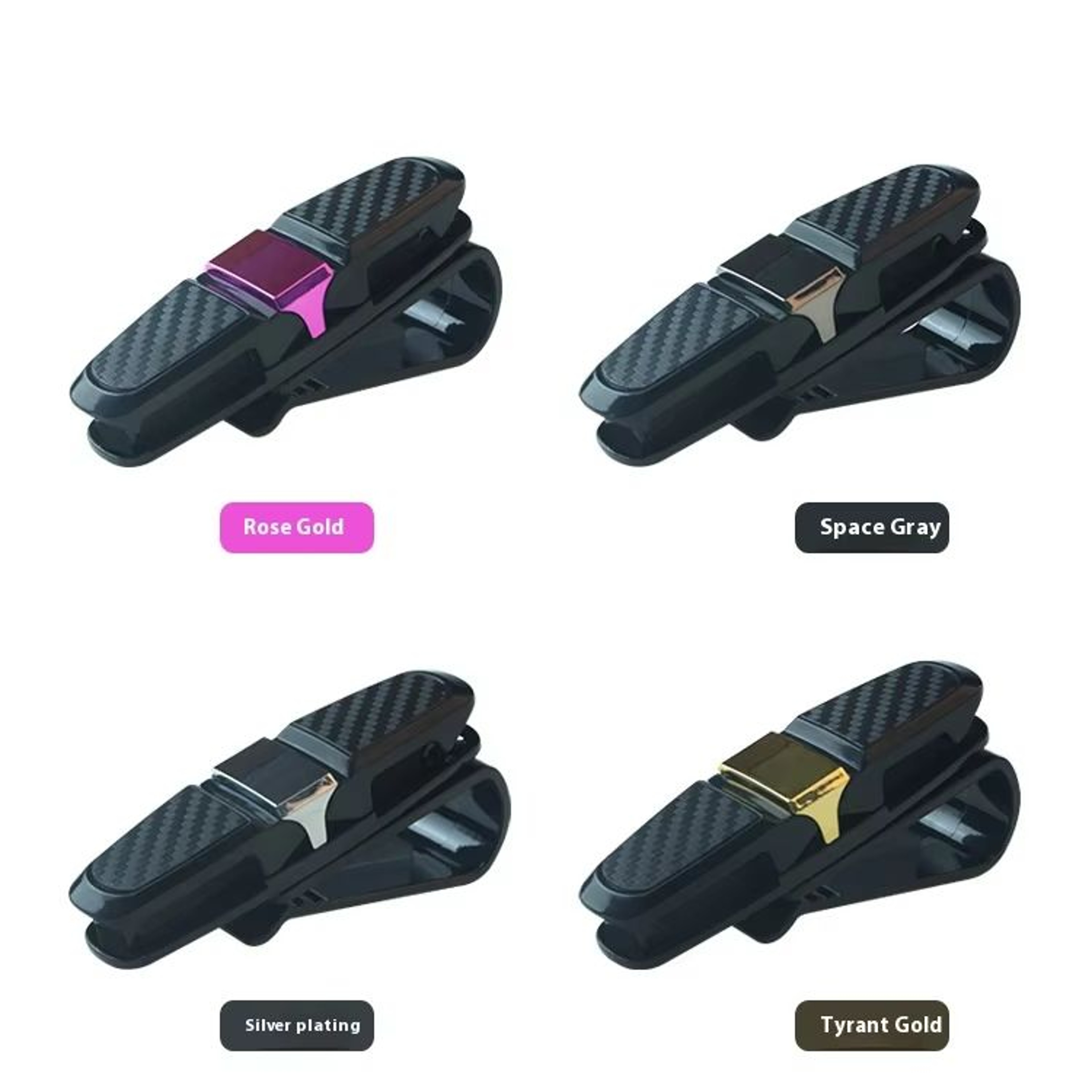 80Degree Rotating MultiFunctional Car Eyeglass Storage Clip Holder For Easy Access 1