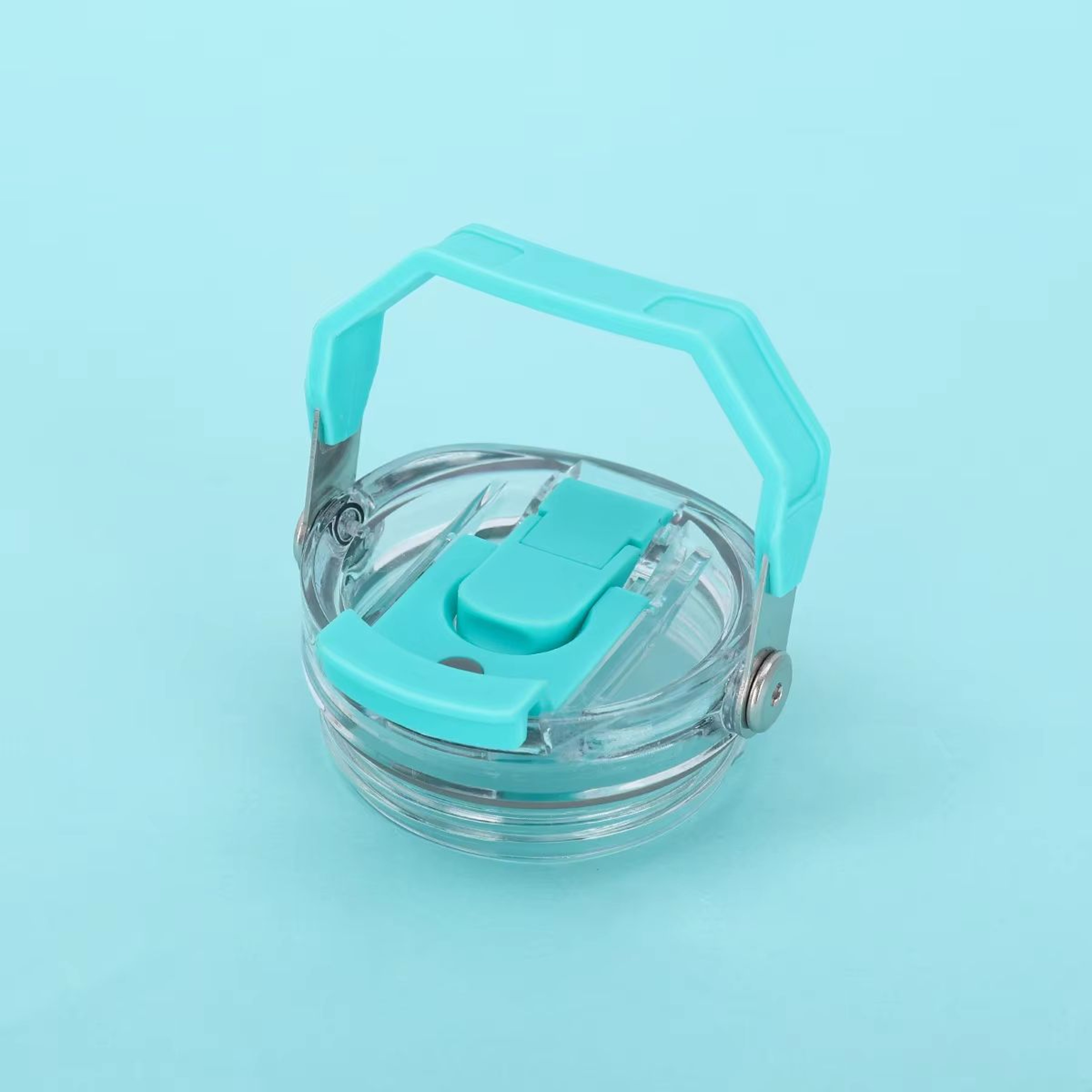30 Oz Double Drinking Cap LeakProof Portable Car Cup With Handle Transparent Insulated Lid 5
