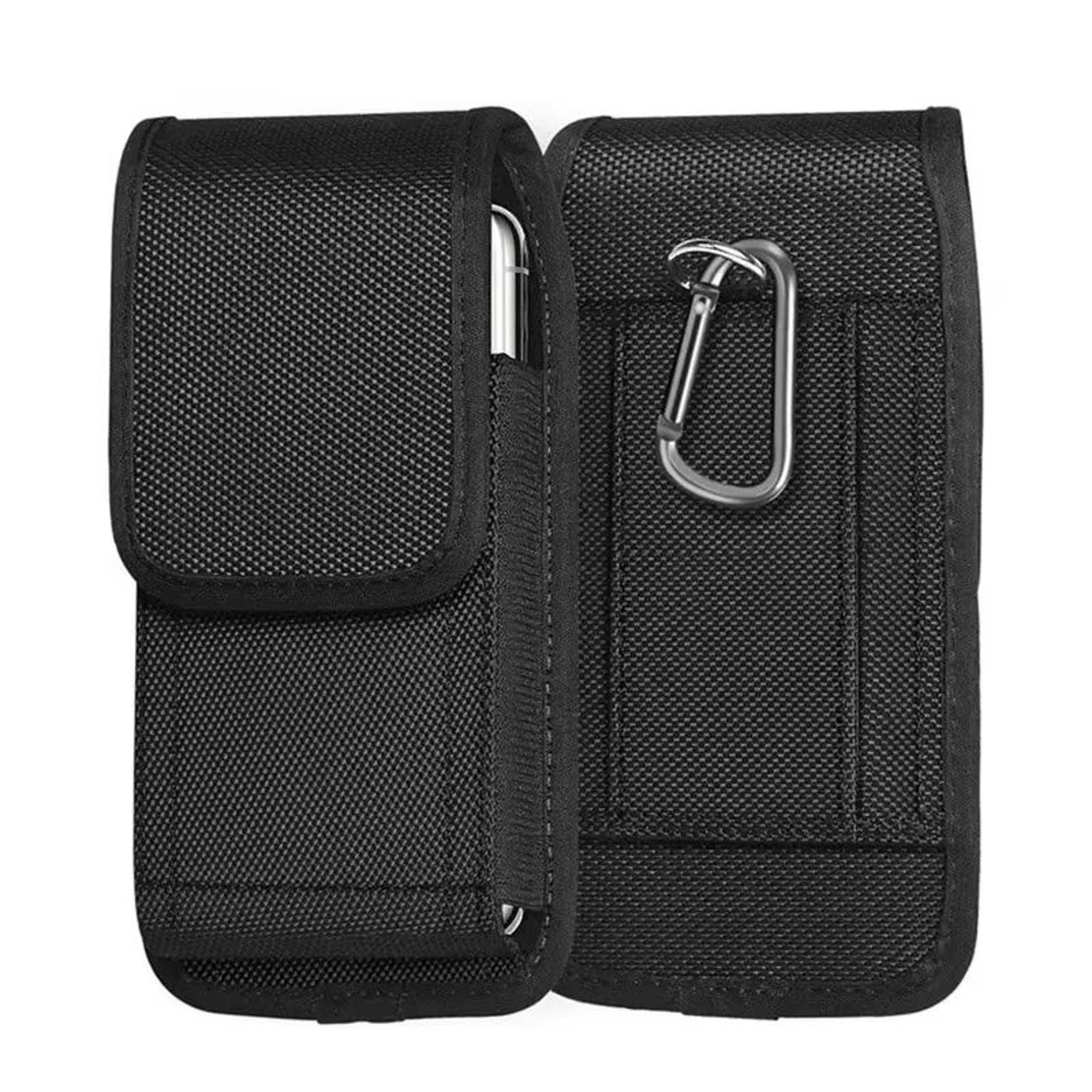 Tactical Cell Phone Pouch Holster With Free DRing Buckle Portable Nylon Wallet Card Carrying Case 1