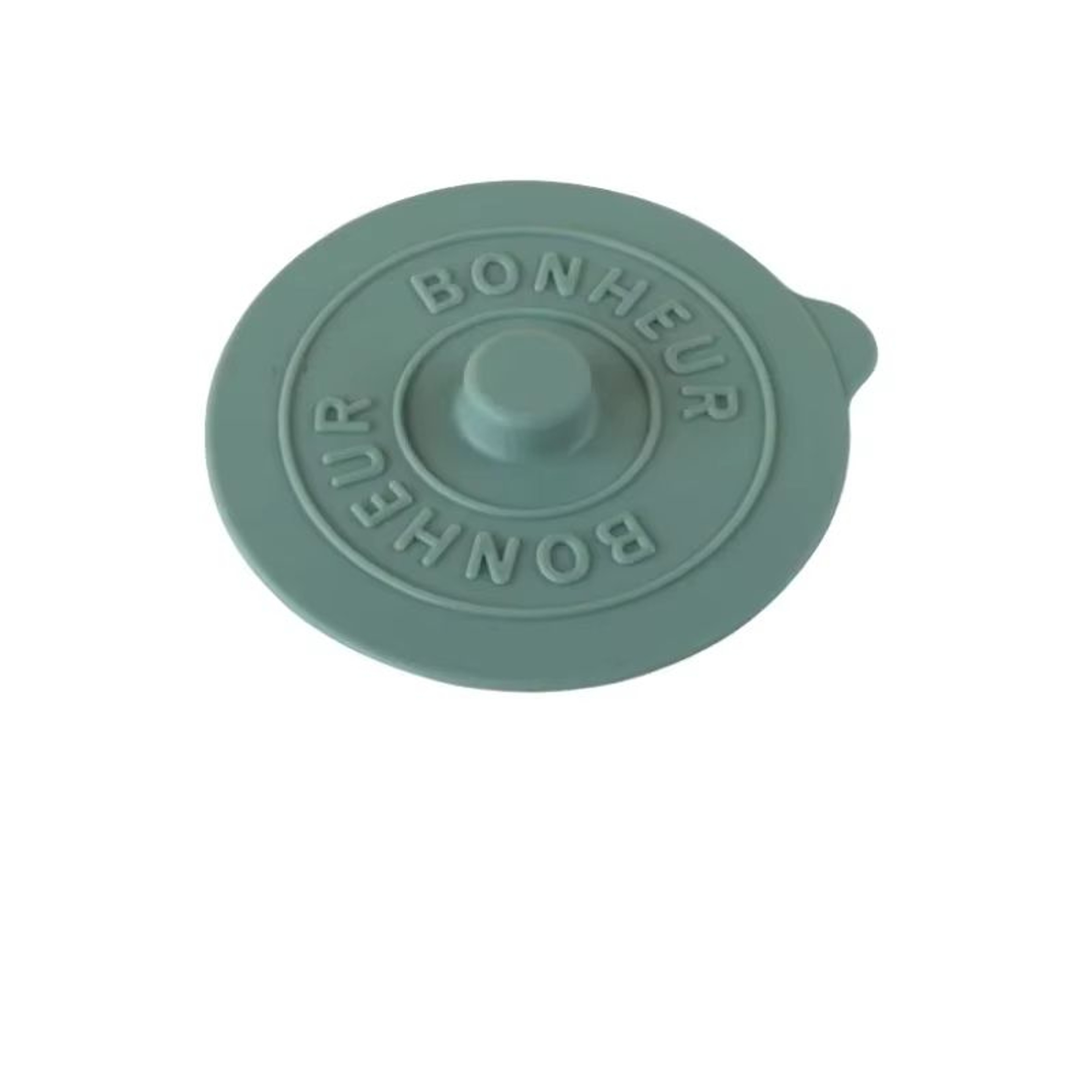 Simple Solid Color Concave Embossed Letter Silicone Rubber Integrated Water Cup Dust Cover Lid 6