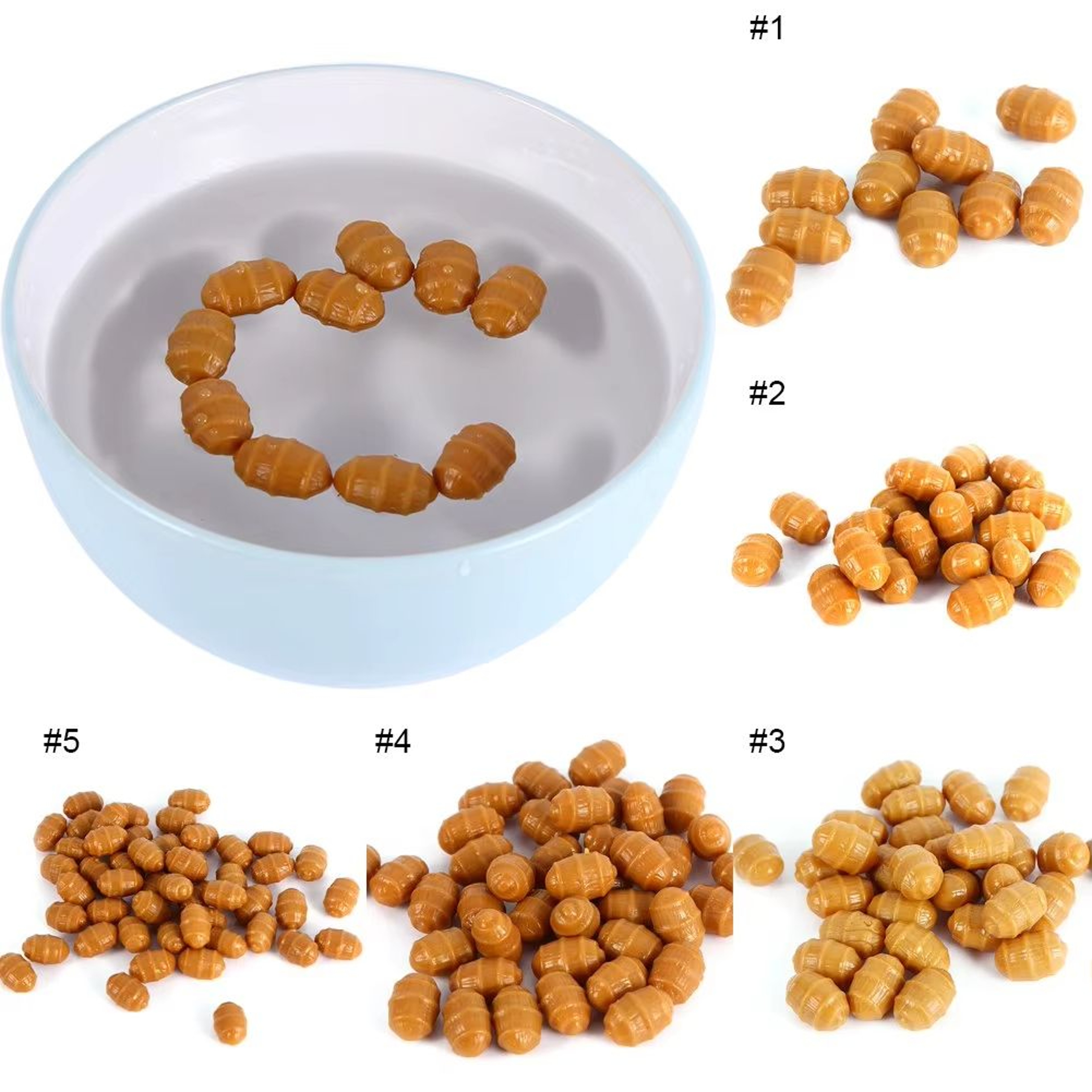 Carp Fishing Soft Floating Artificial Tiger Nut Bait PopUp Pellet Terminal Tackle 0