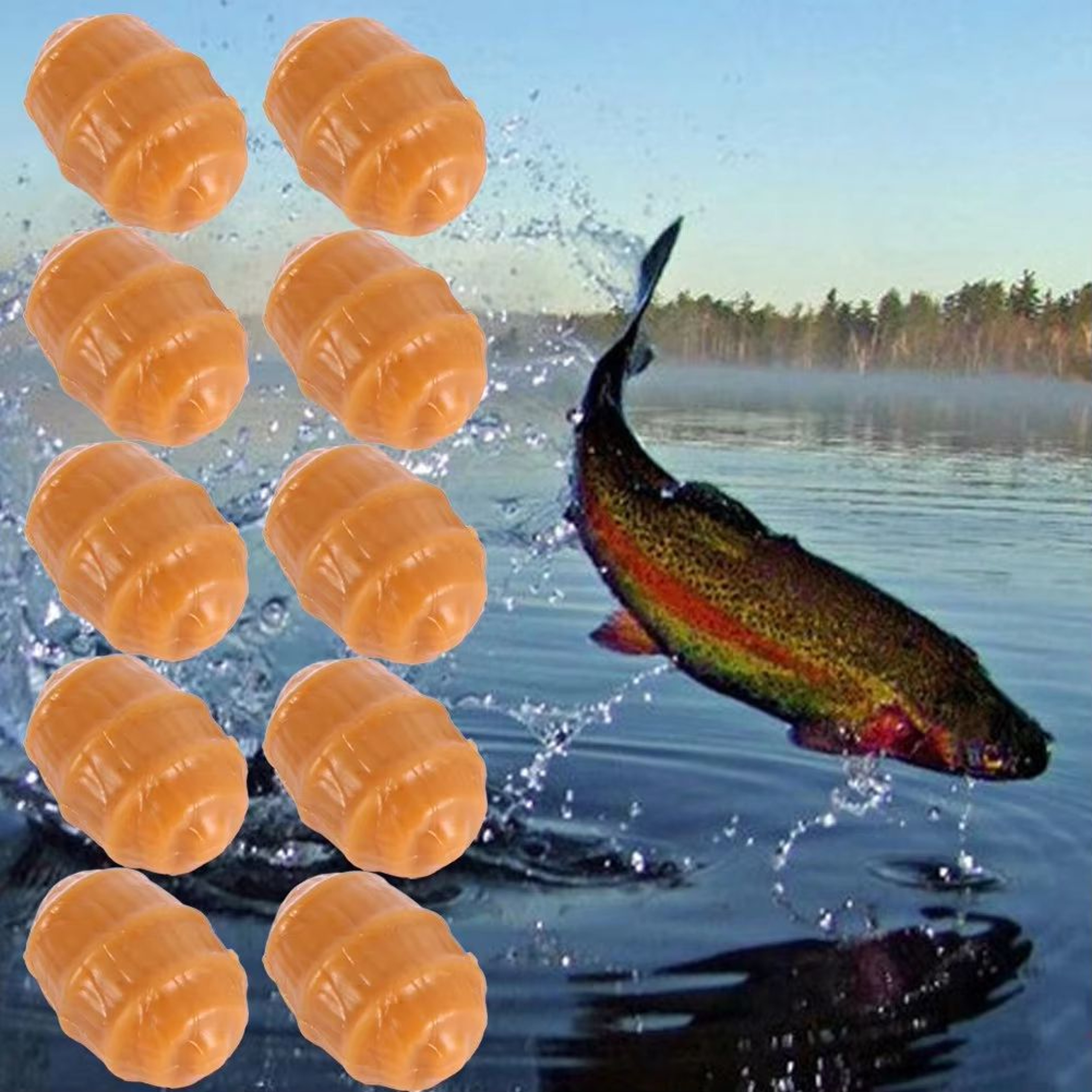 Carp Fishing Soft Floating Artificial Tiger Nut Bait PopUp Pellet Terminal Tackle 4
