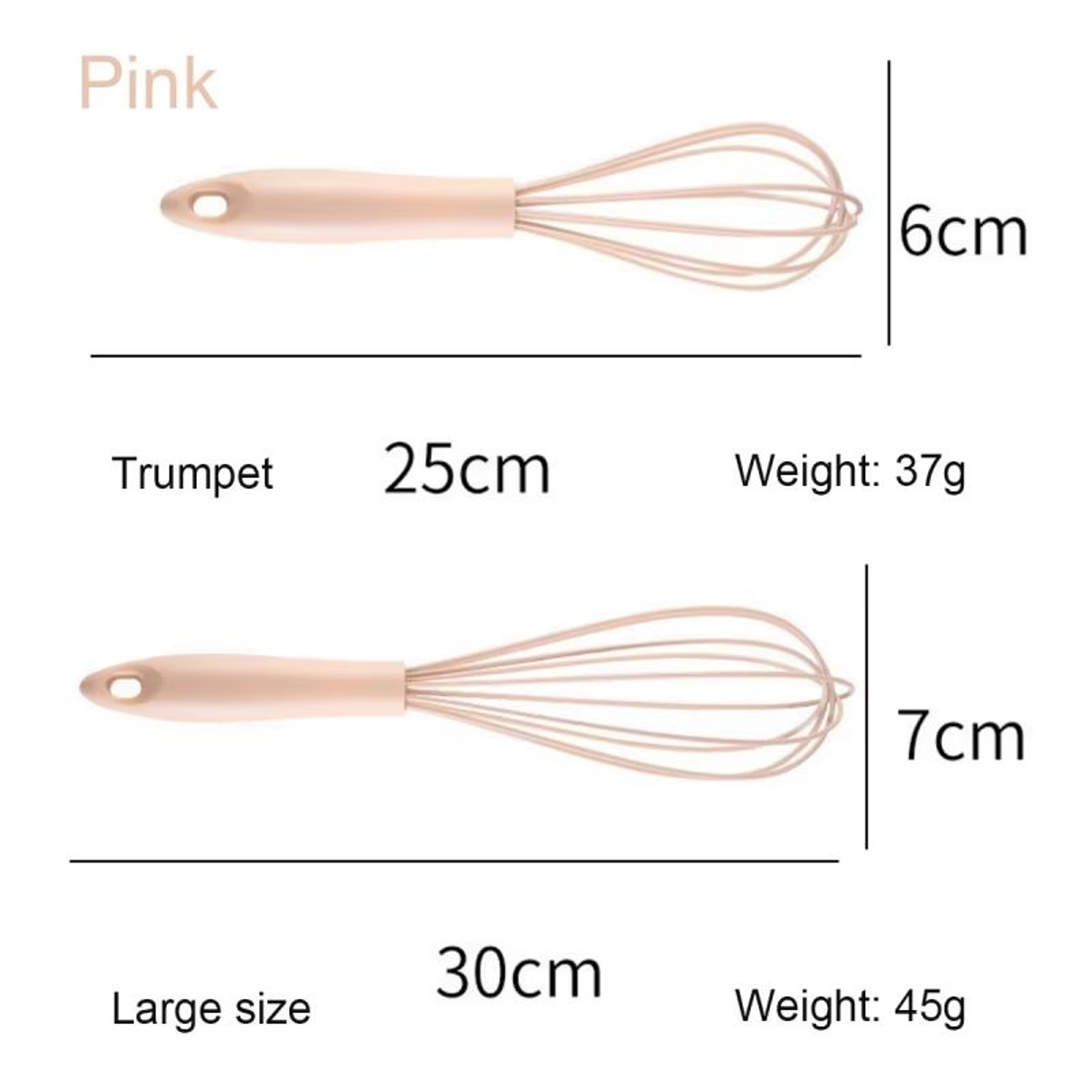 Manual Egg Beater  Handheld Silicone With HighQuality Stainless Steel Wire HighTemperature Resistan 5