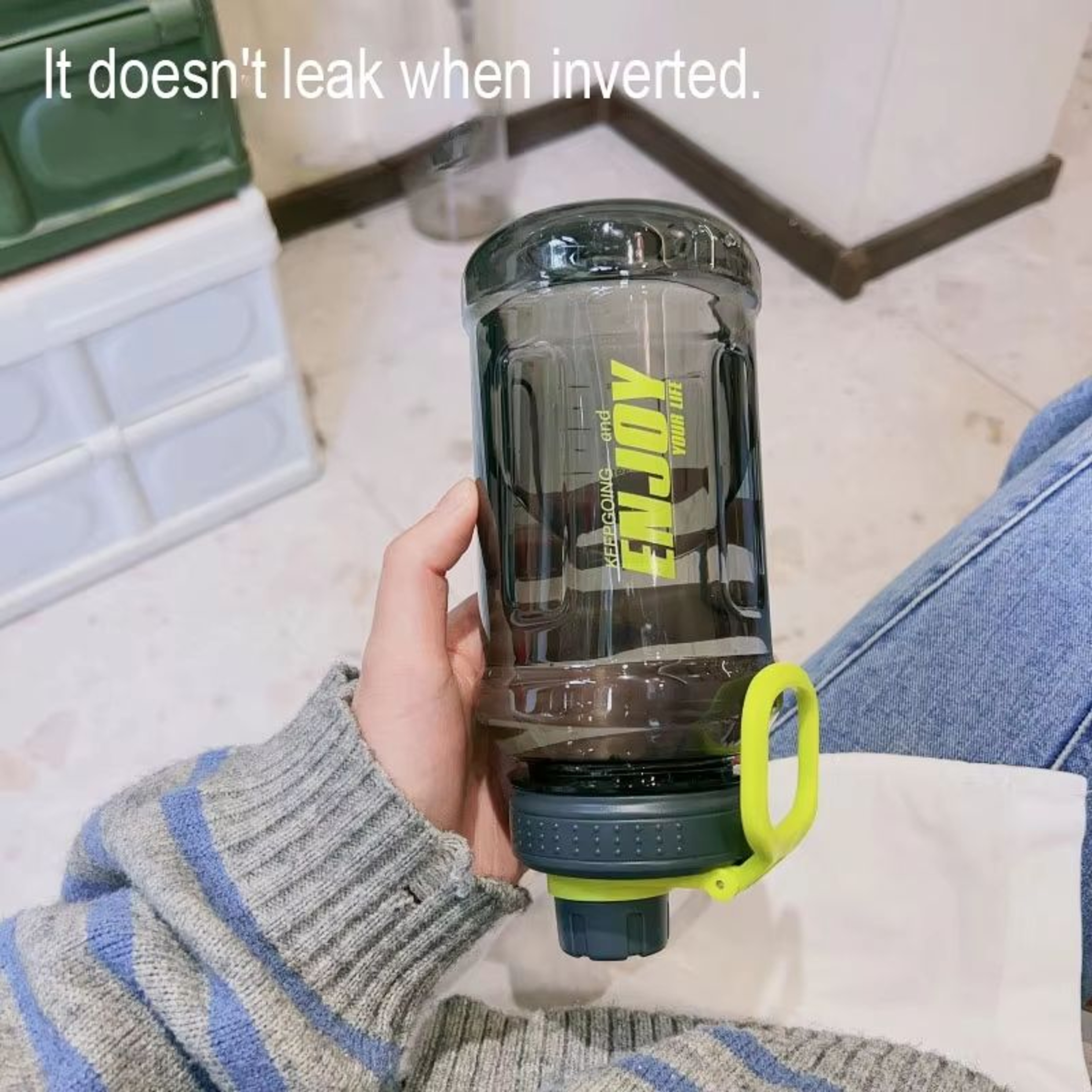 Summer Space Cup  LargeCapacity Simple Solid Color Water Cup Outdoor Fitness Sports Water Bottle Fo 4
