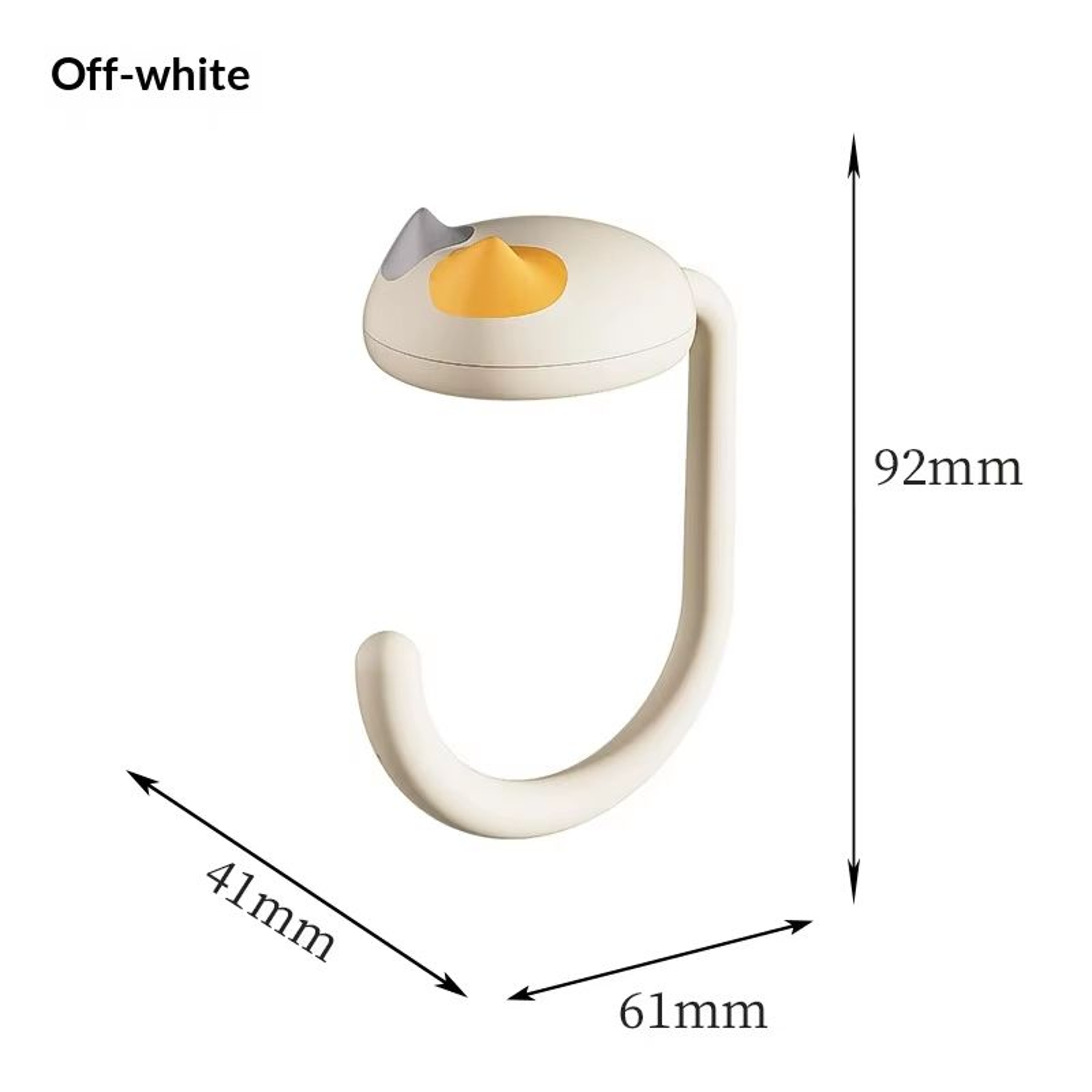 NoDrilling Student Desk Side Hook  Detachable Bag Hanger For Study Tables 5