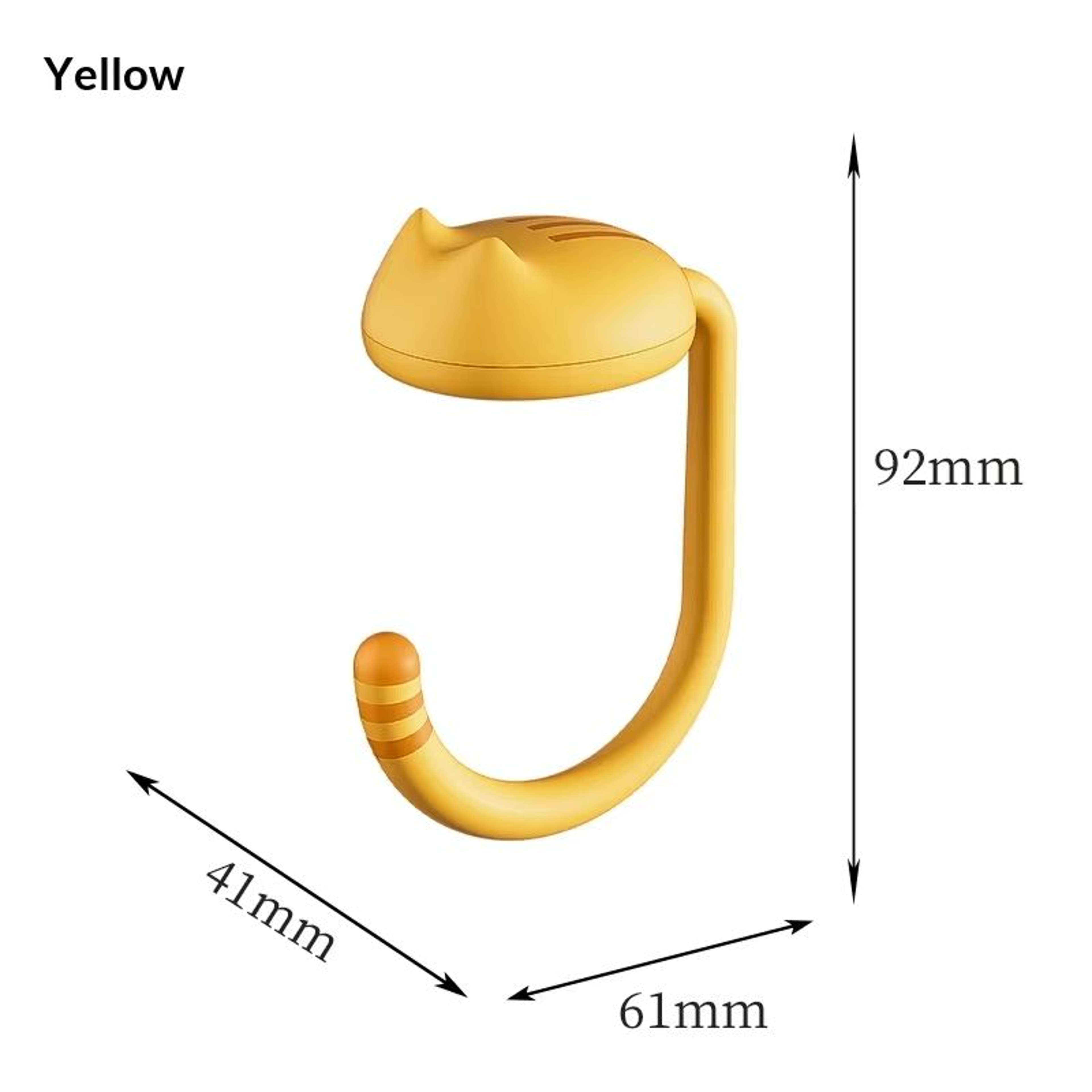 NoDrilling Student Desk Side Hook  Detachable Bag Hanger For Study Tables 7