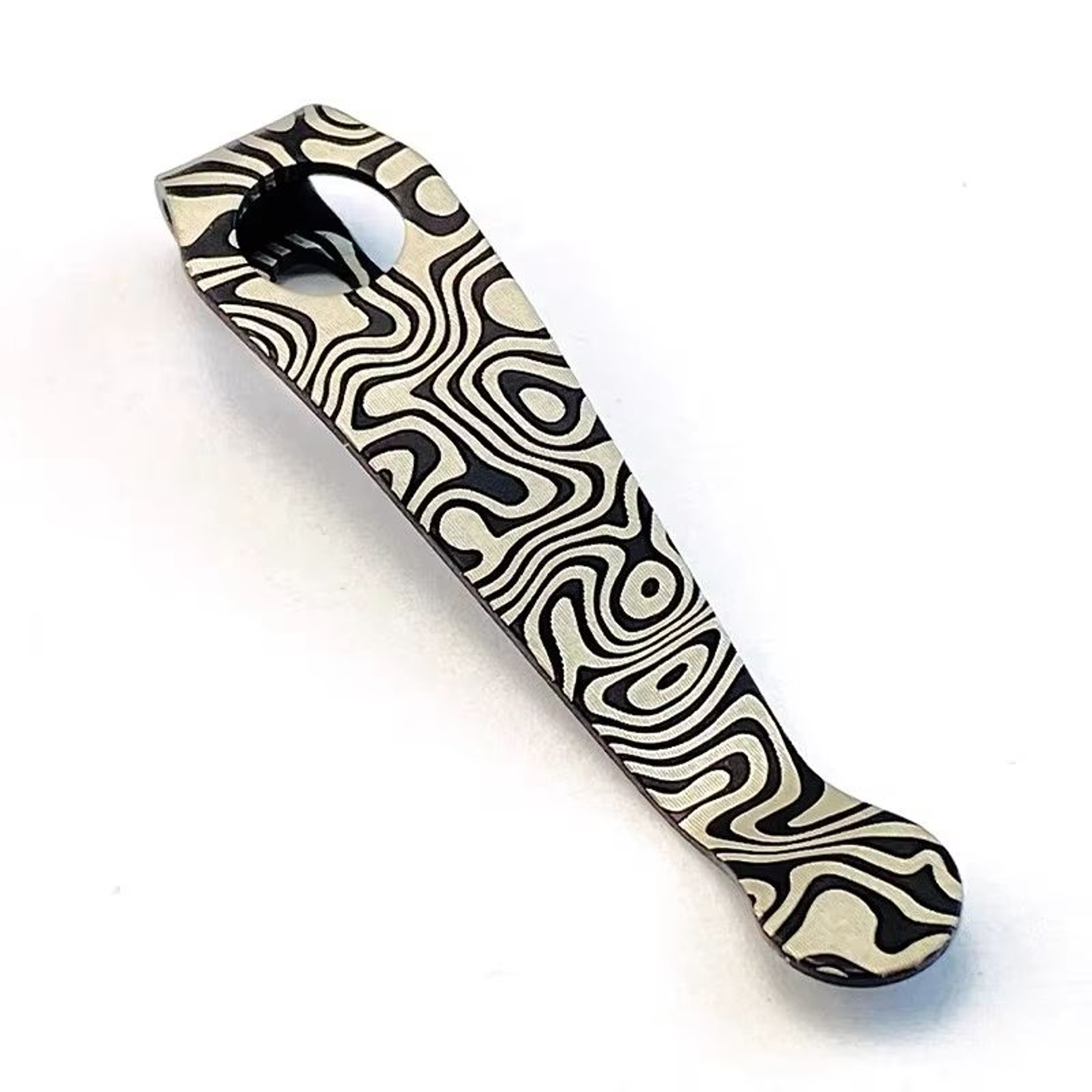 Titanium Pocket Knife Clip – Lightweight Waist Clip Replacement for Para 3 Folding Knife – view 12