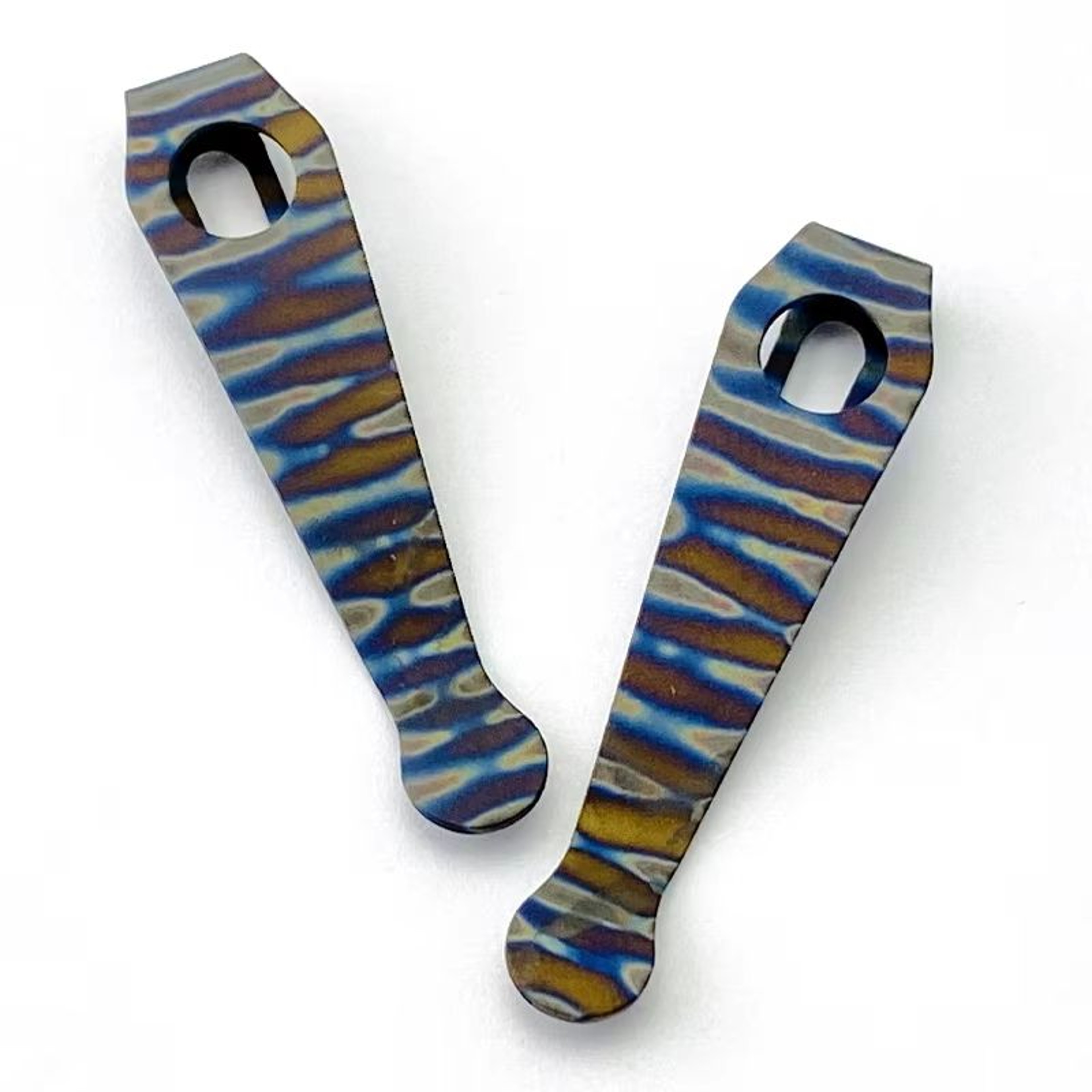 Titanium Pocket Knife Clip – Lightweight Waist Clip Replacement for Para 3 Folding Knife – view 6