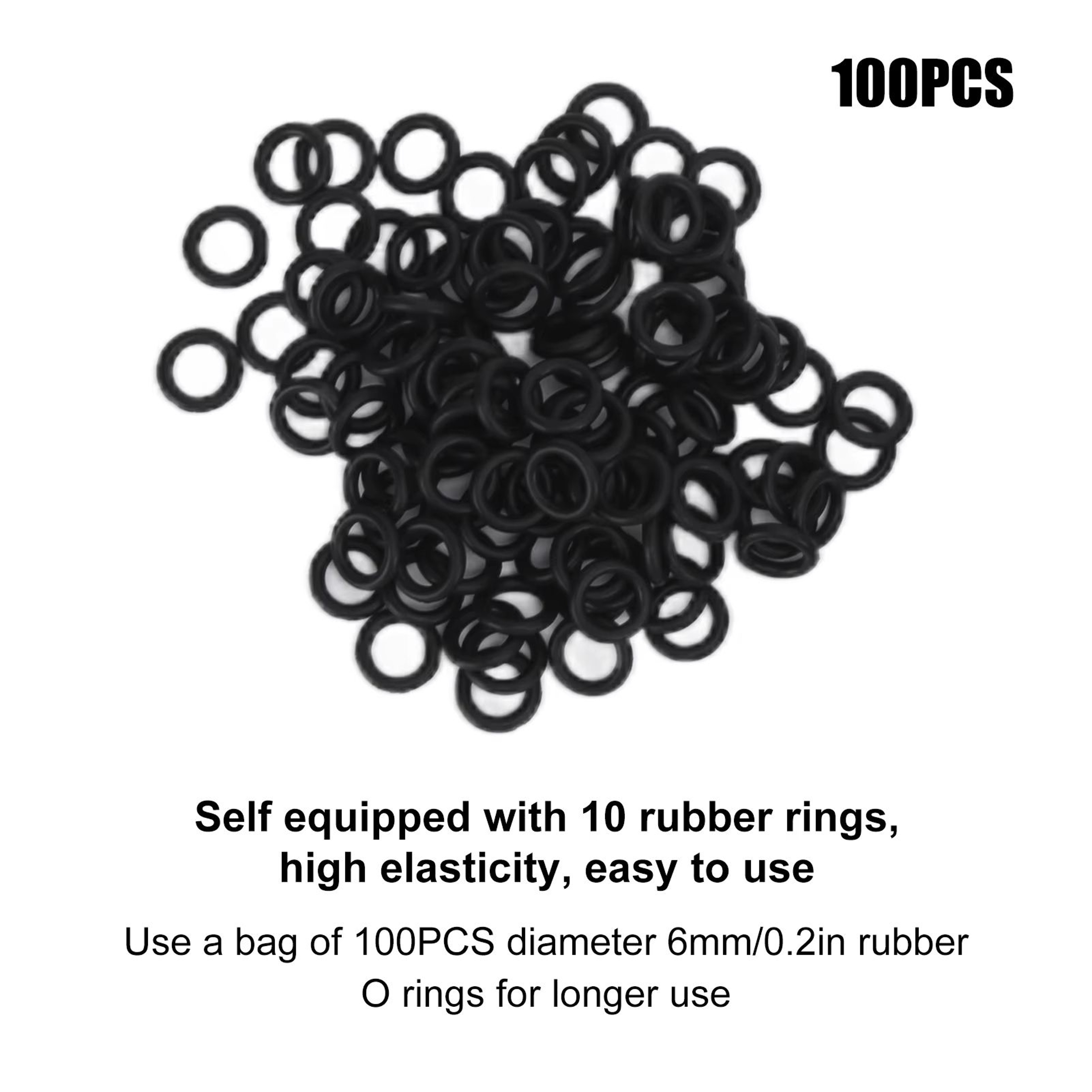 Aluminium Alloy Soft Baits Tool  Wacky Worm Rig Tool With 100 ORings Fishing Accessories Kit 3
