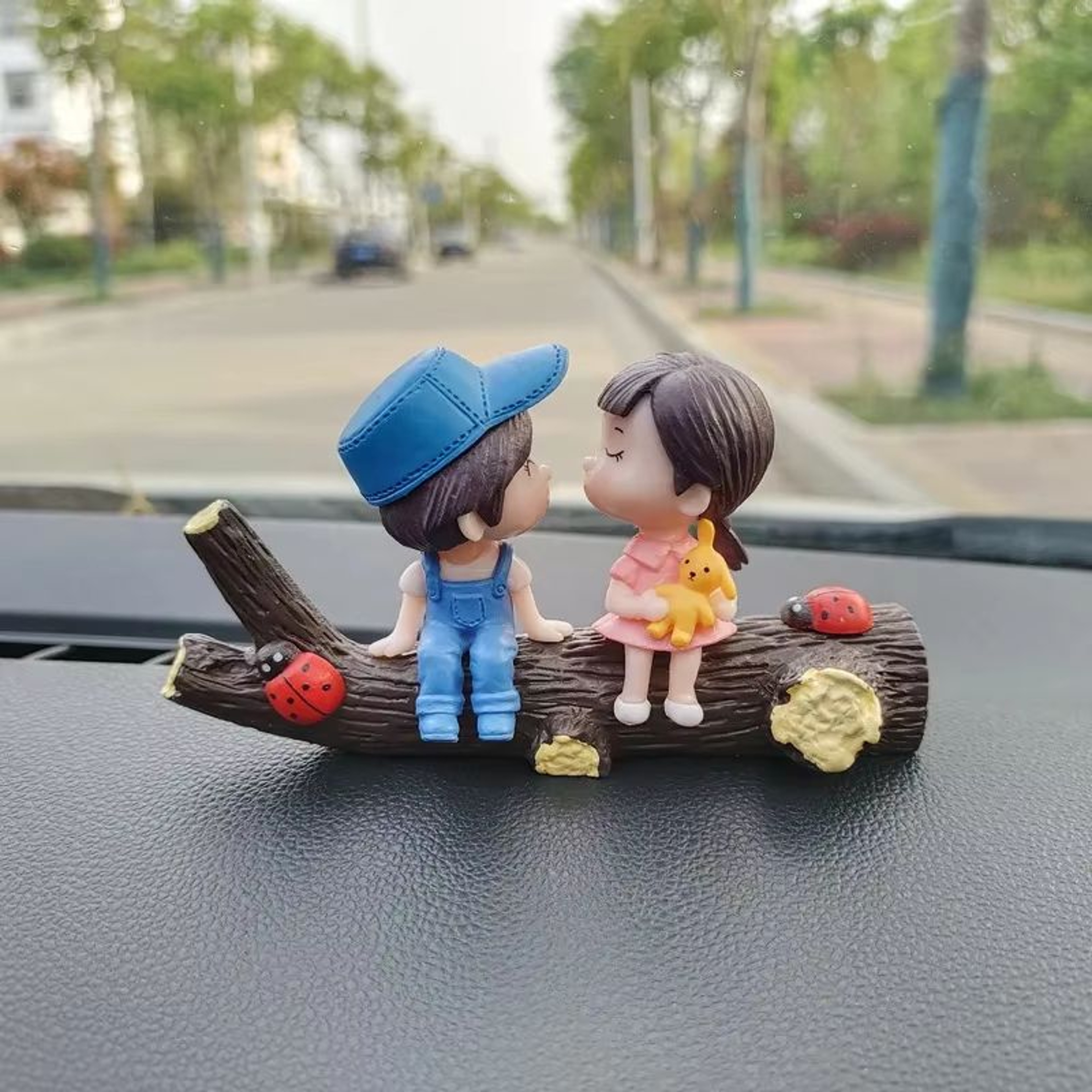 Car Interior Cute Cartoon Balloon Ornament  Dashboard Decoration For Couples 12 Pcs 11